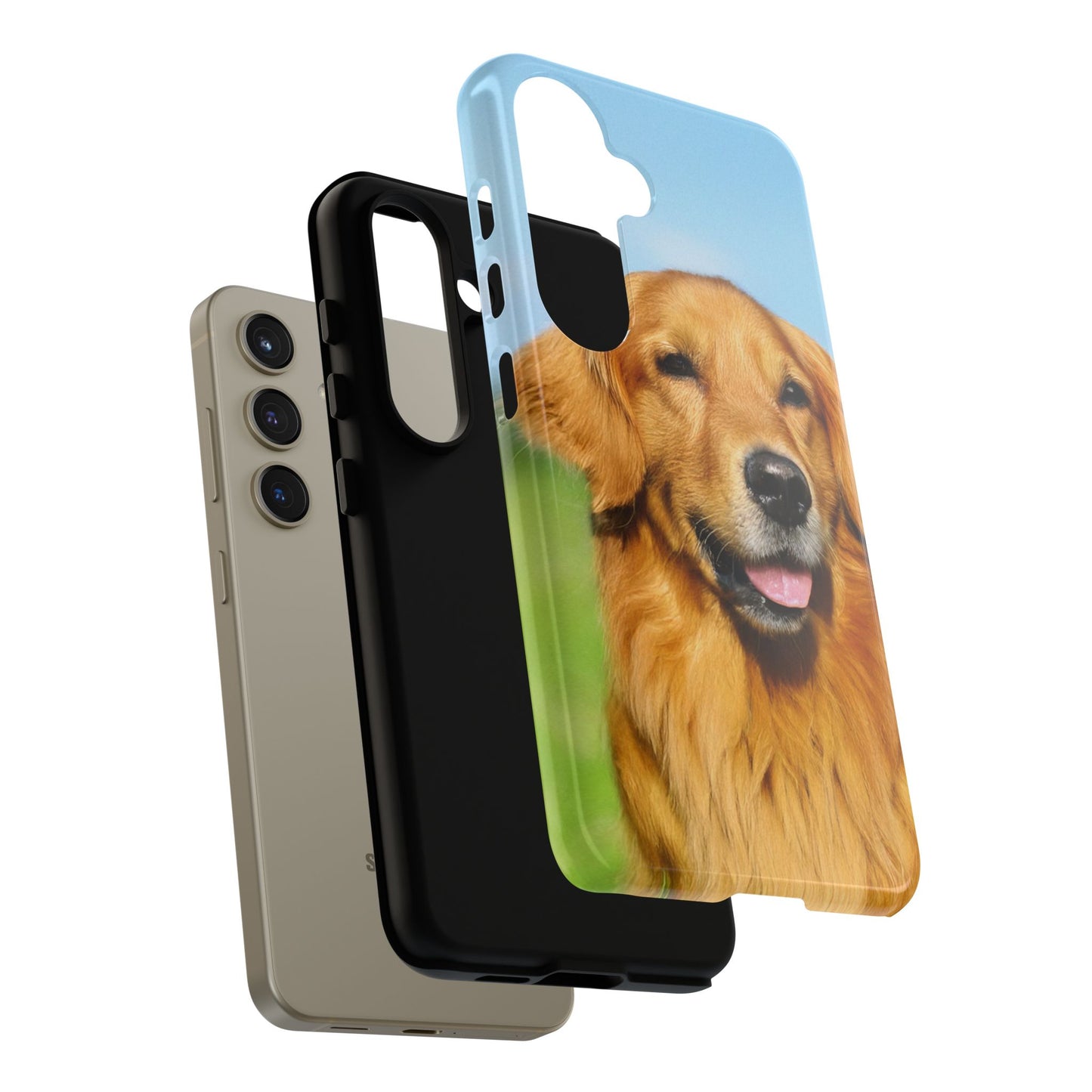 Golden Retriever Samsung Galaxy Case - Fits Galaxy S23, S22, S21, S20, S10 & More - Cute Dog Lover Gift - Durable Protective Phone Cover