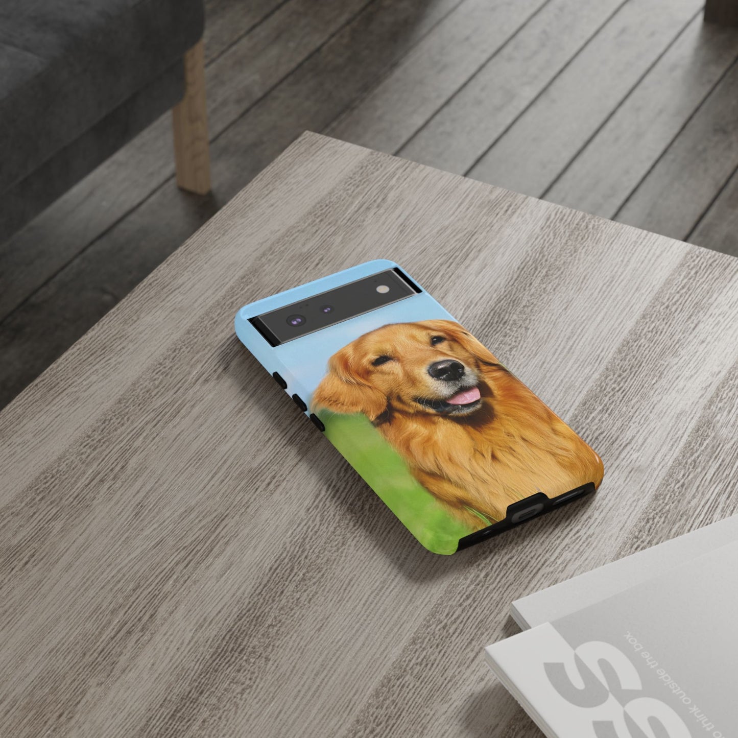 Golden Retriever Google Pixel Case - Fits Pixel 8 Pro, Pixel 8, Pixel 7, Pixel 6 Pro & More - Adorable Dog Lover Gift - Durable Cover