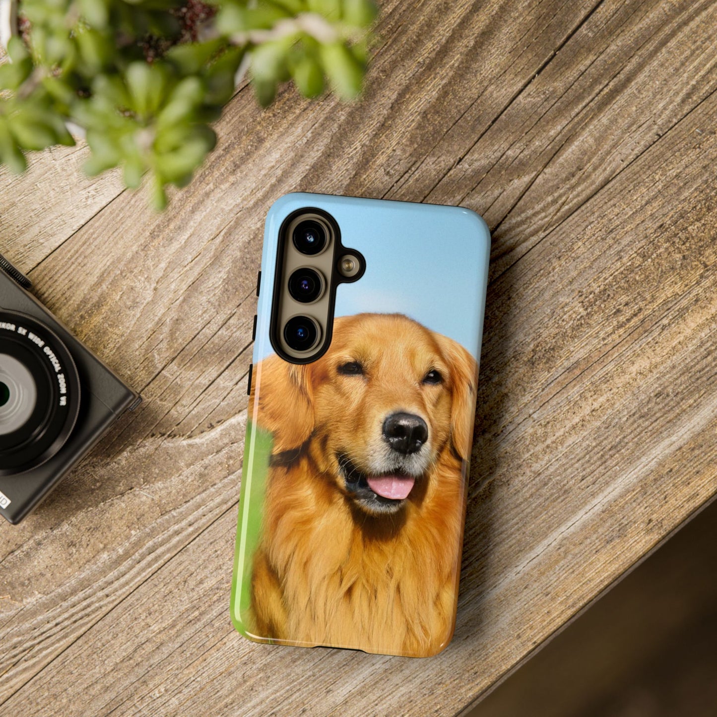 Golden Retriever Samsung Galaxy Case - Fits Galaxy S23, S22, S21, S20, S10 & More - Cute Dog Lover Gift - Durable Protective Phone Cover