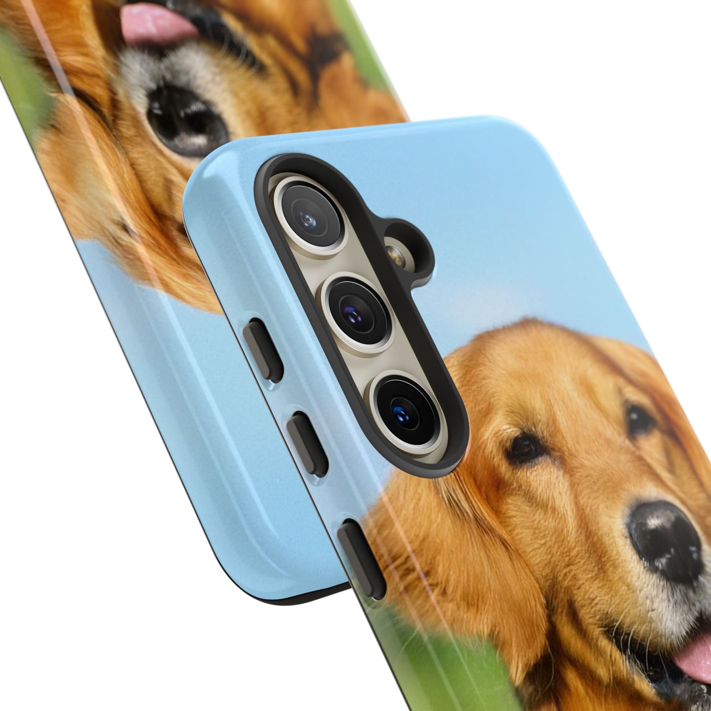 Golden Retriever Samsung Galaxy Case - Fits Galaxy S23, S22, S21, S20, S10 & More - Cute Dog Lover Gift - Durable Protective Phone Cover