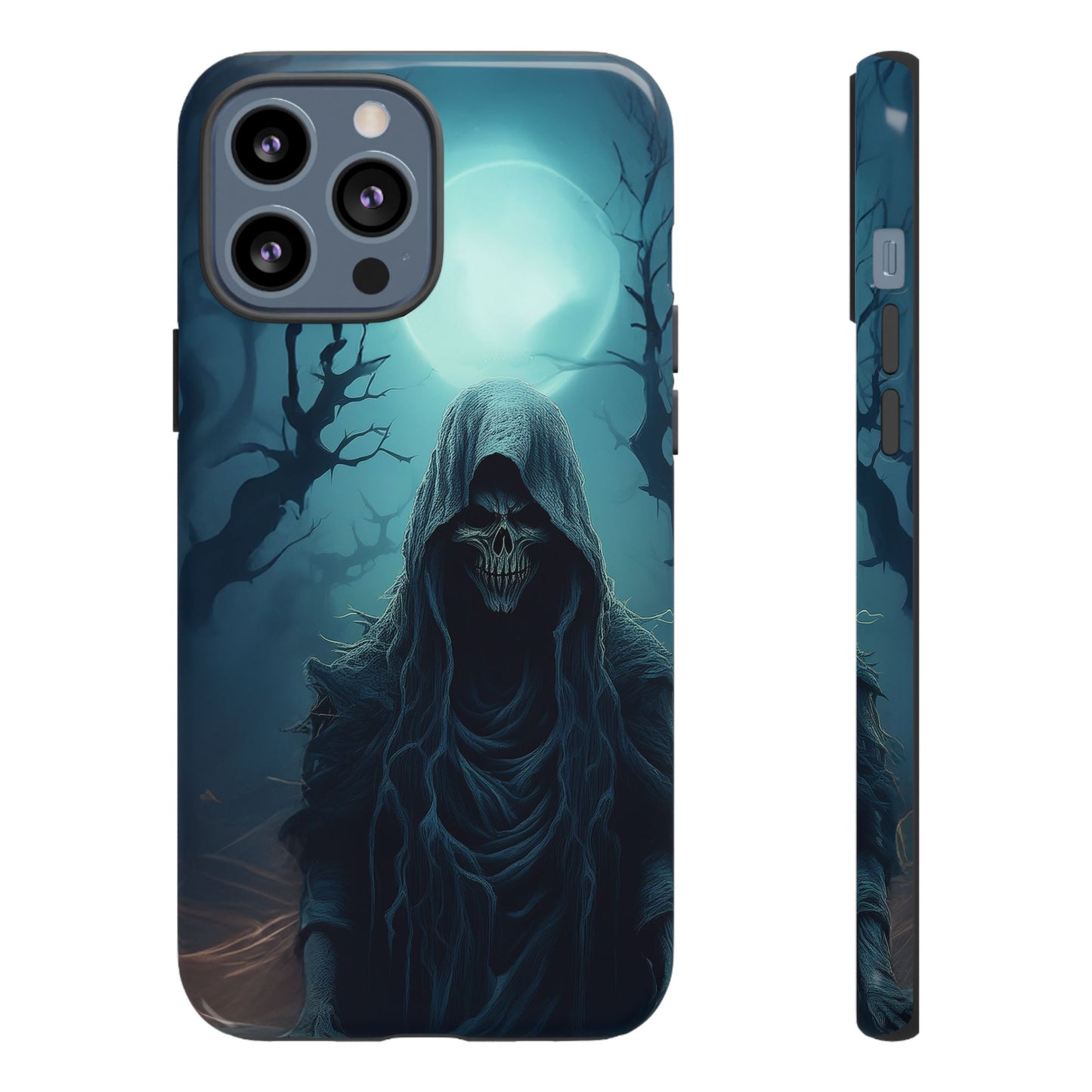 Horror Reaper iPhone Samsung Google Phone Case - Dark and Mysterious Design for Thrill Seekers