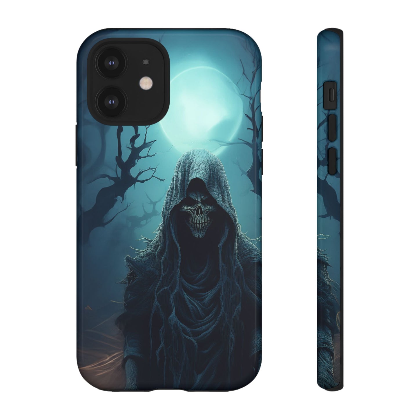 Horror Reaper iPhone Samsung Google Phone Case - Dark and Mysterious Design for Thrill Seekers