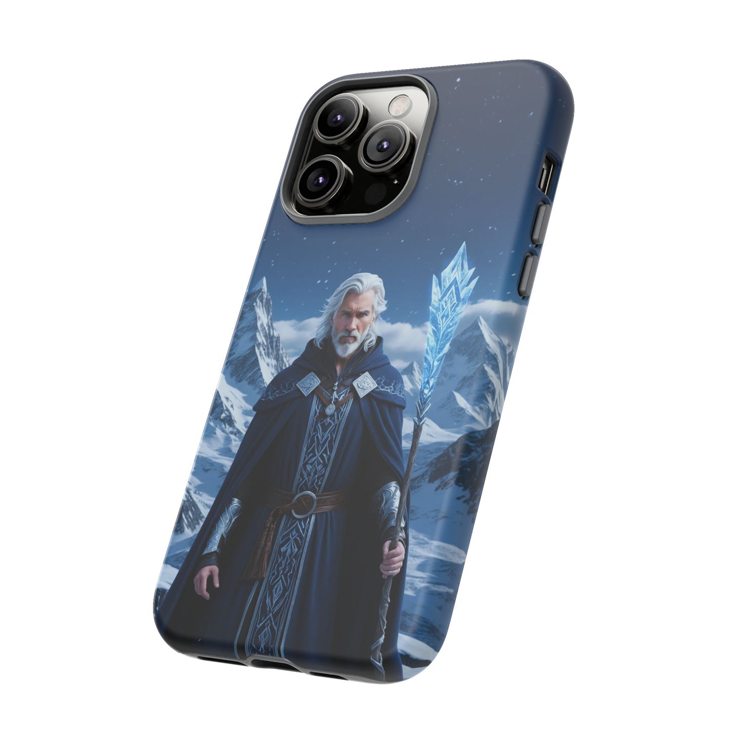 Ice Lord of the Frost Mountains Phone Case