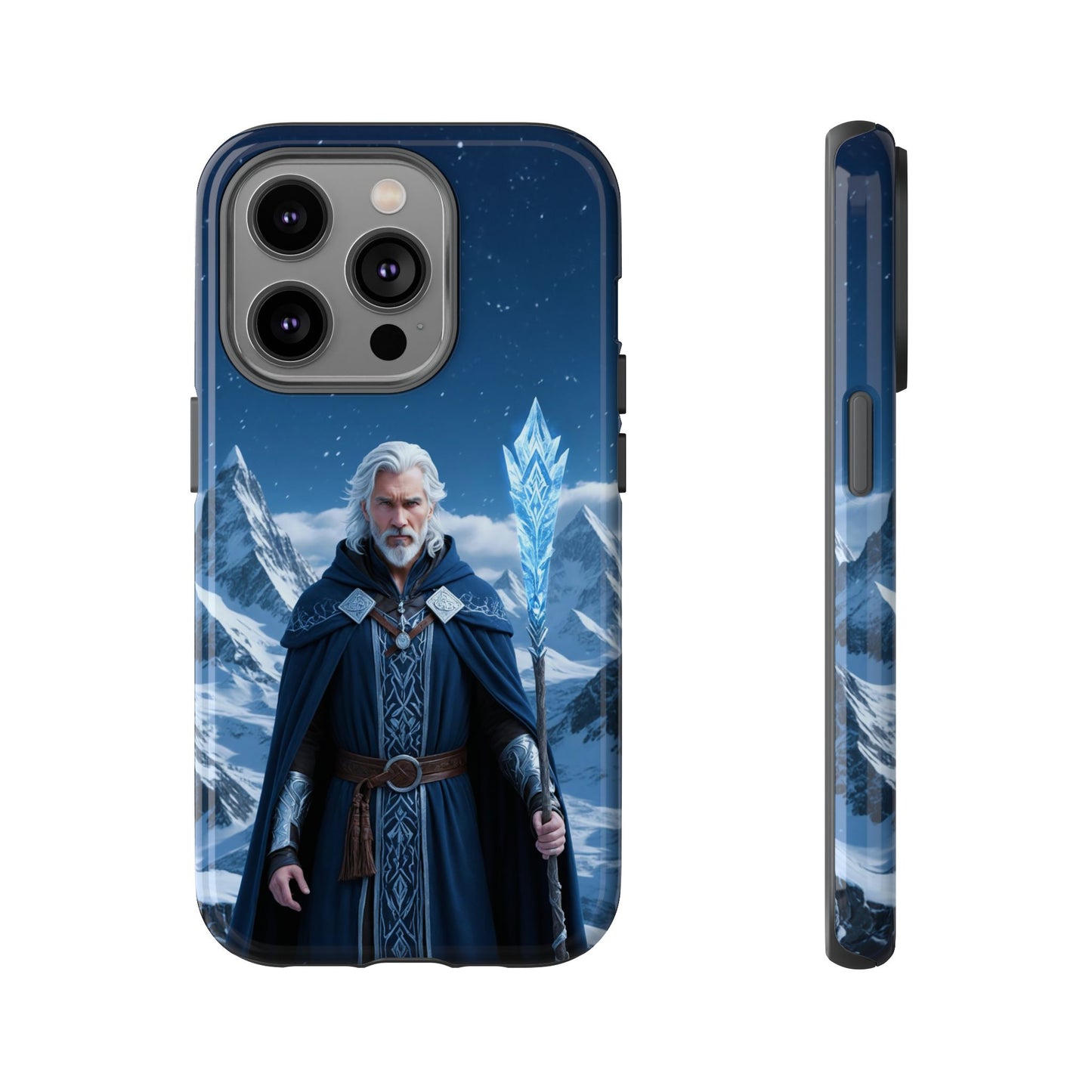 Ice Lord of the Frost Mountains Phone Case