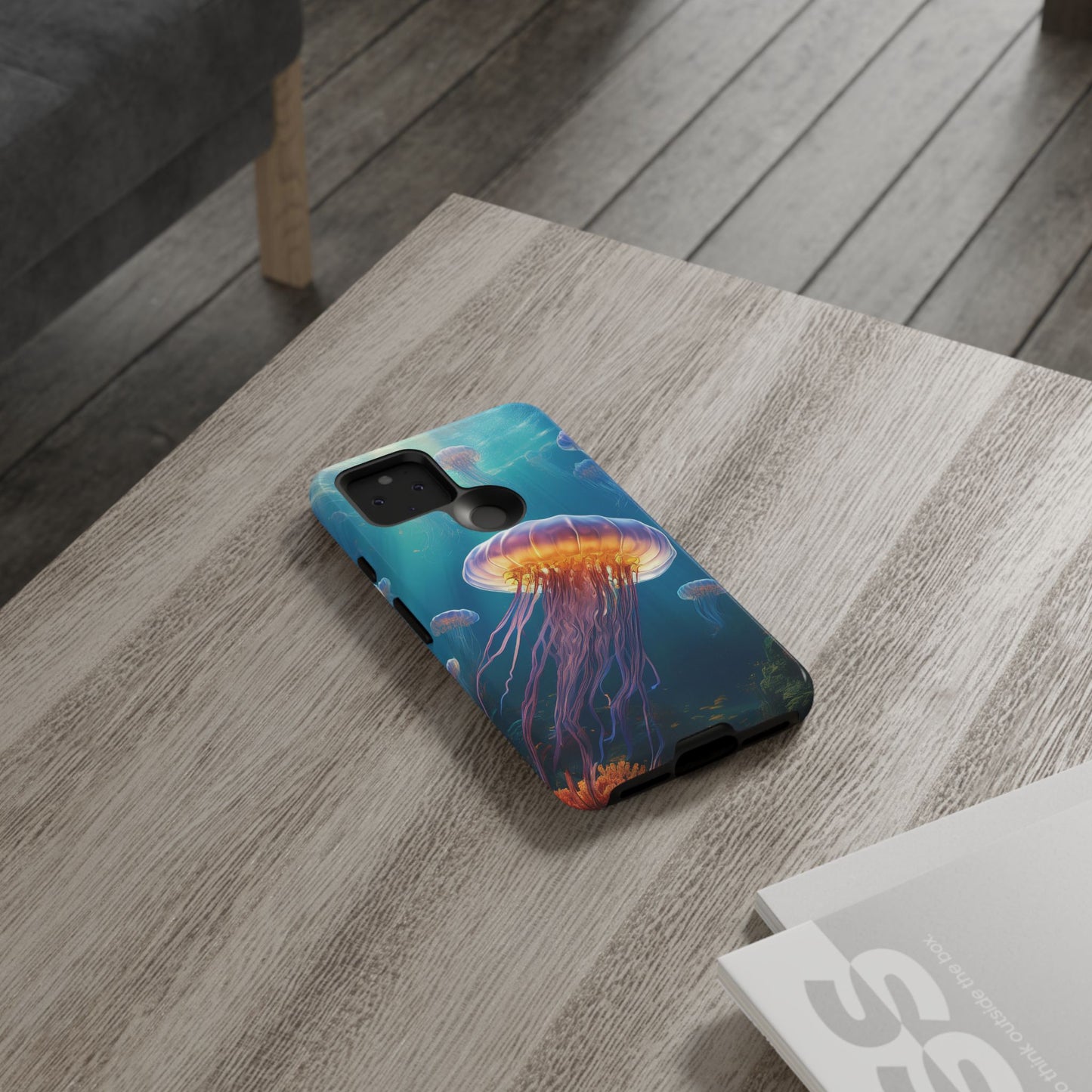 Mesmerizing Jellyfish Google Pixel Case - Fits Pixel 8 Pro, Pixel 8, Pixel 7, Pixel 6 Pro, Pixel 6, Pixel 5 5G - Ocean-Inspired Phone Cover