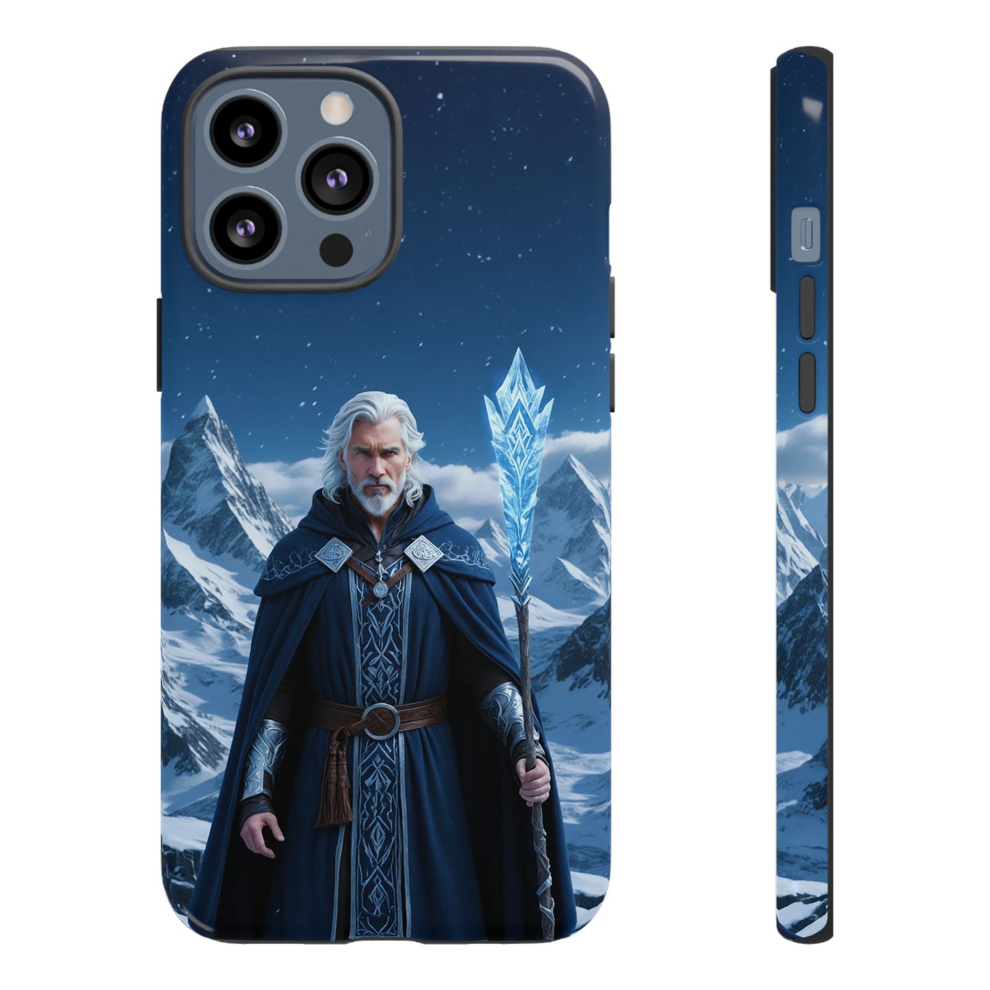 Ice Lord of the Frost Mountains Phone Case