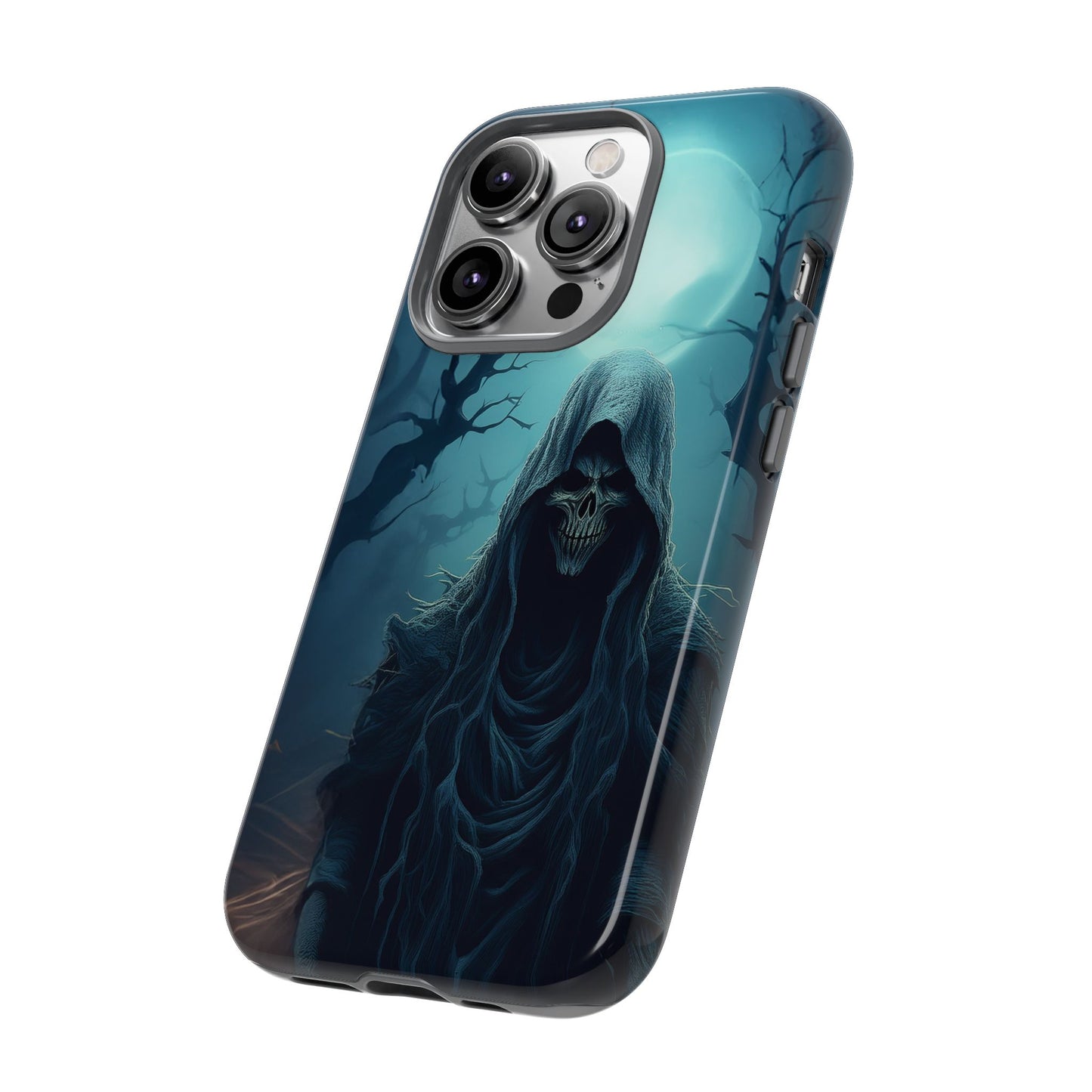 Horror Reaper iPhone Samsung Google Phone Case - Dark and Mysterious Design for Thrill Seekers