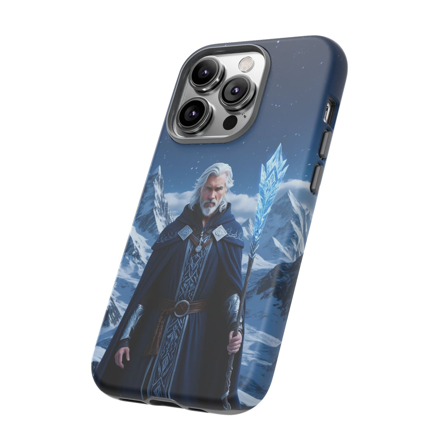 Ice Lord of the Frost Mountains Phone Case