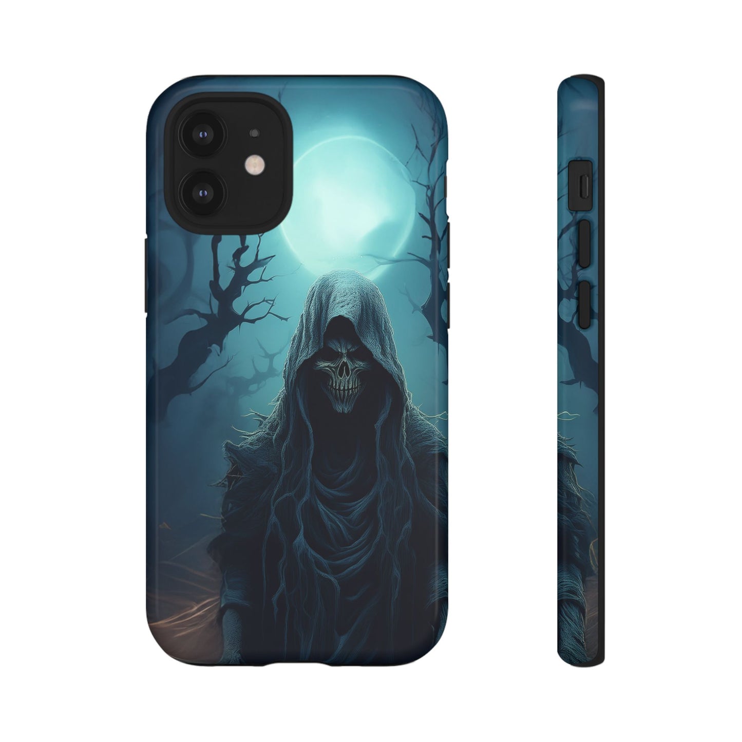 Horror Reaper iPhone Samsung Google Phone Case - Dark and Mysterious Design for Thrill Seekers