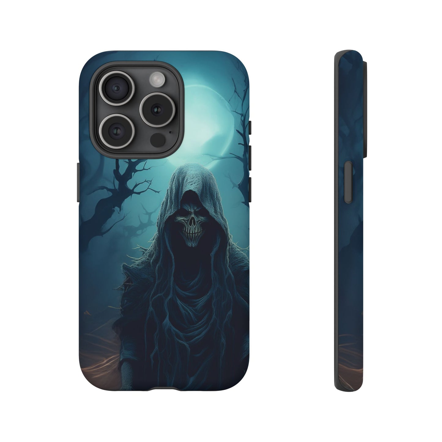 Horror Reaper iPhone Samsung Google Phone Case - Dark and Mysterious Design for Thrill Seekers