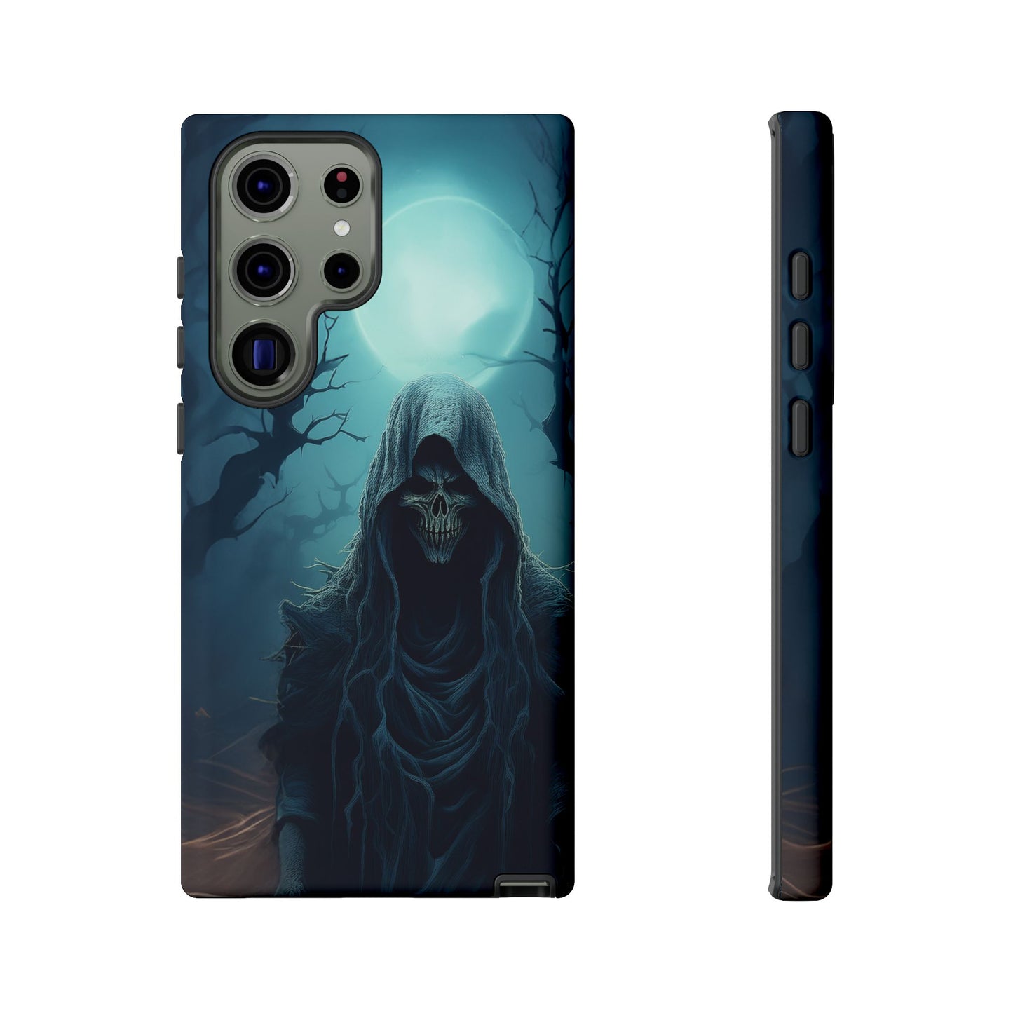 Horror Reaper iPhone Samsung Google Phone Case - Dark and Mysterious Design for Thrill Seekers