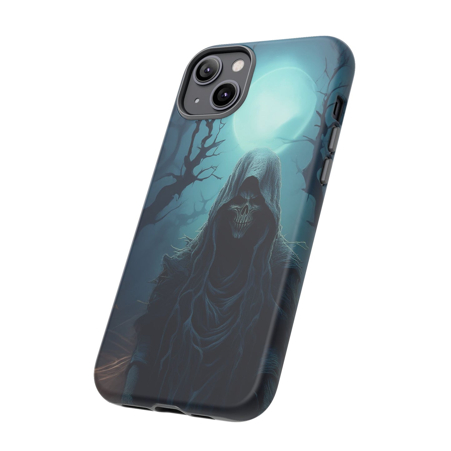 Horror Reaper iPhone Samsung Google Phone Case - Dark and Mysterious Design for Thrill Seekers