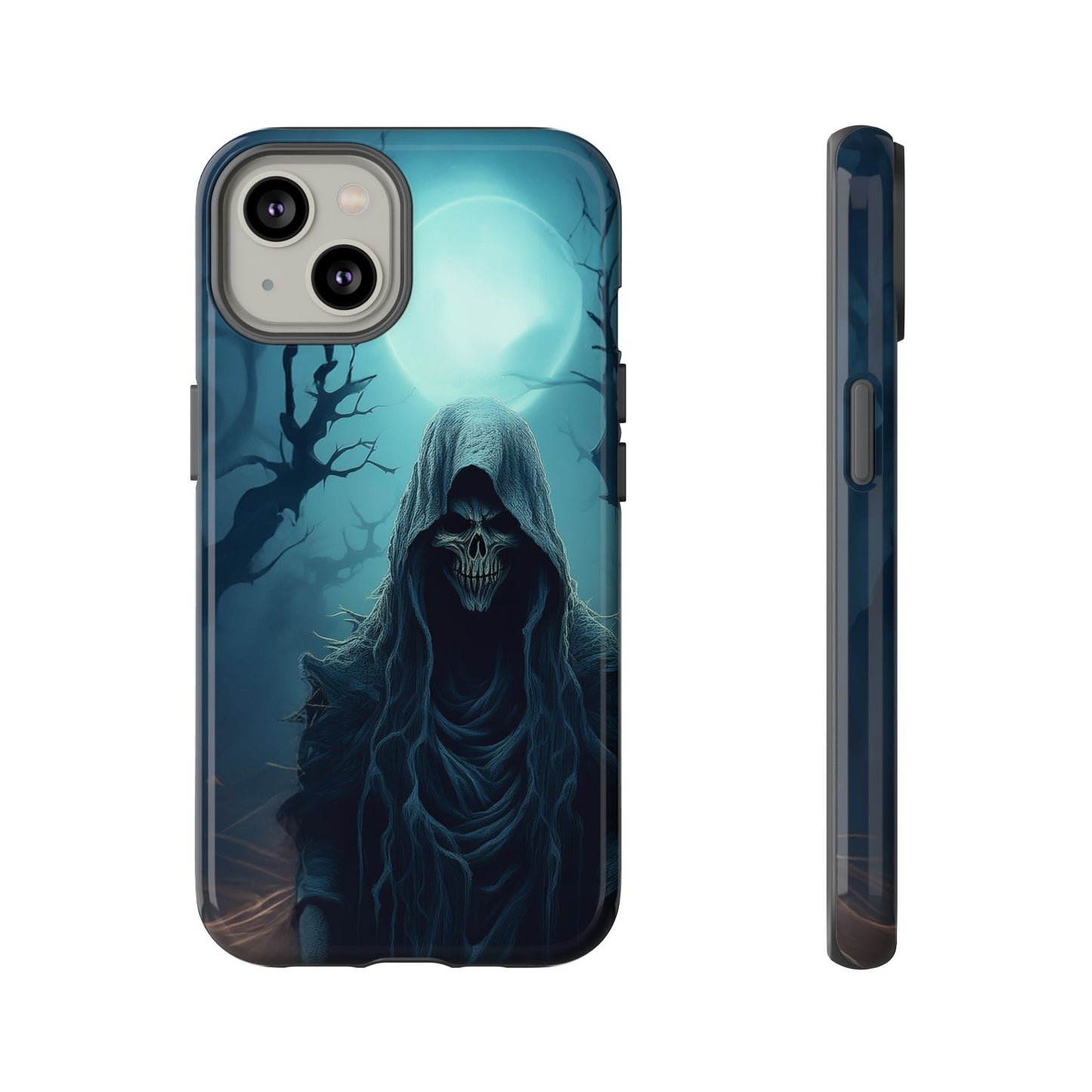 Horror Reaper iPhone Samsung Google Phone Case - Dark and Mysterious Design for Thrill Seekers