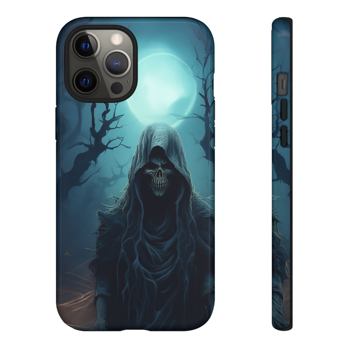 Horror Reaper iPhone Samsung Google Phone Case - Dark and Mysterious Design for Thrill Seekers