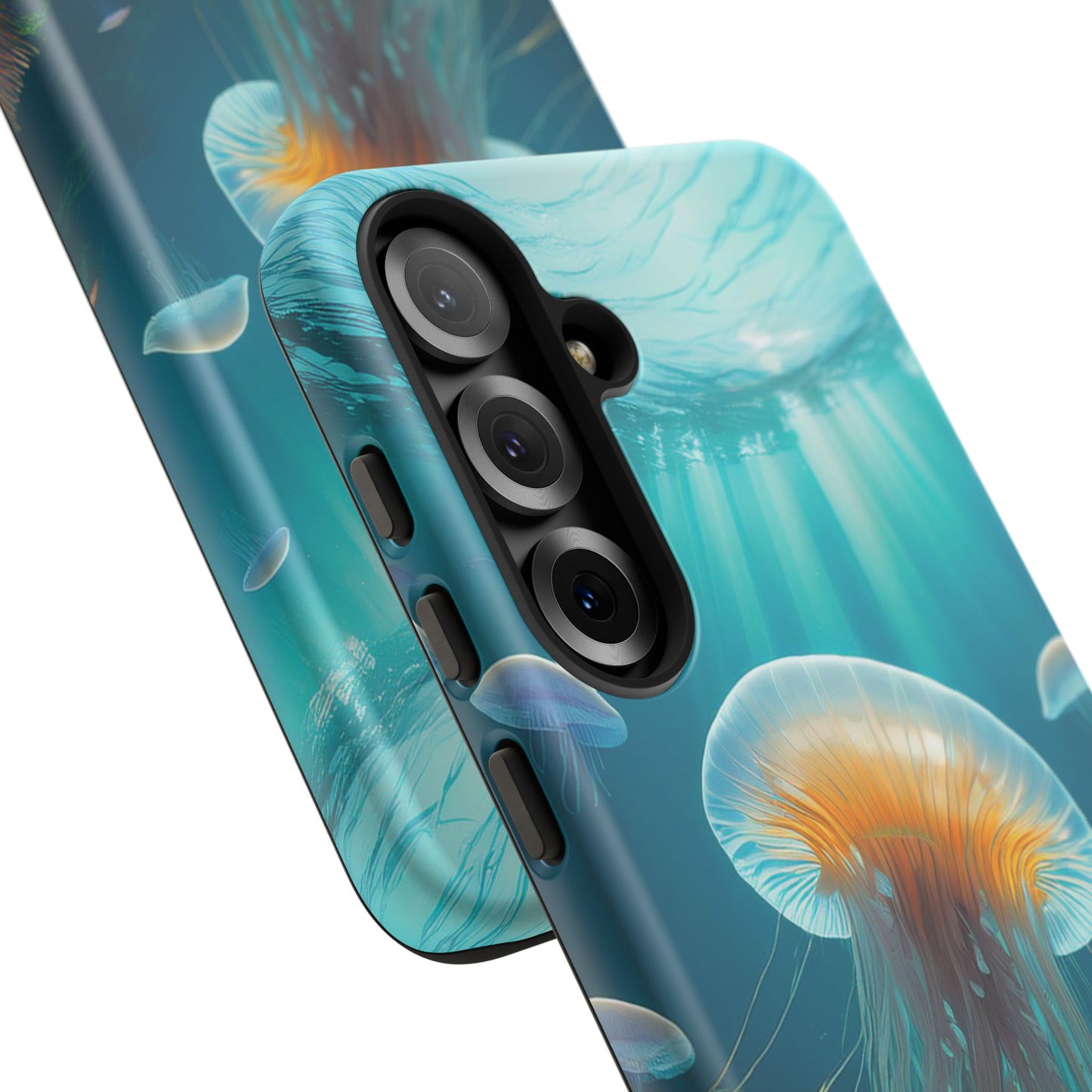 Elegant Jellyfish Samsung Galaxy Case - Fits Galaxy S23, S22, S21, S20, S10, Note 20, Note 10 - Unique Ocean-Inspired Phone Cover Gift