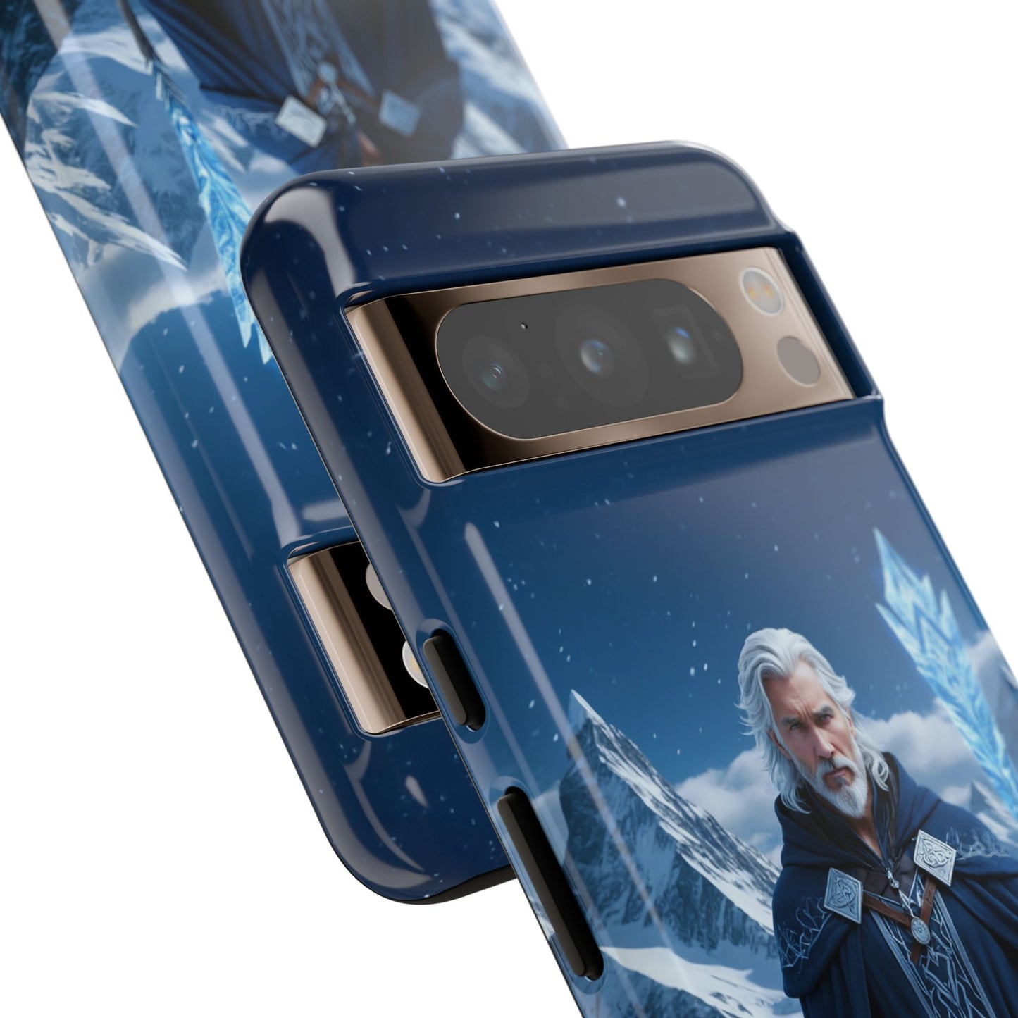 Ice Lord of the Frost Mountains Phone Case