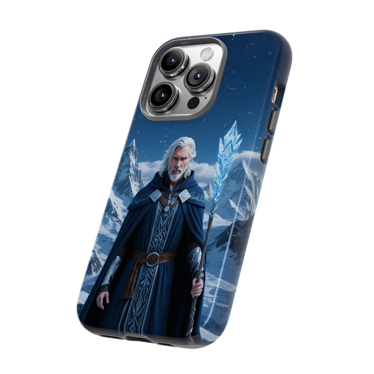 Ice Lord of the Frost Mountains Phone Case