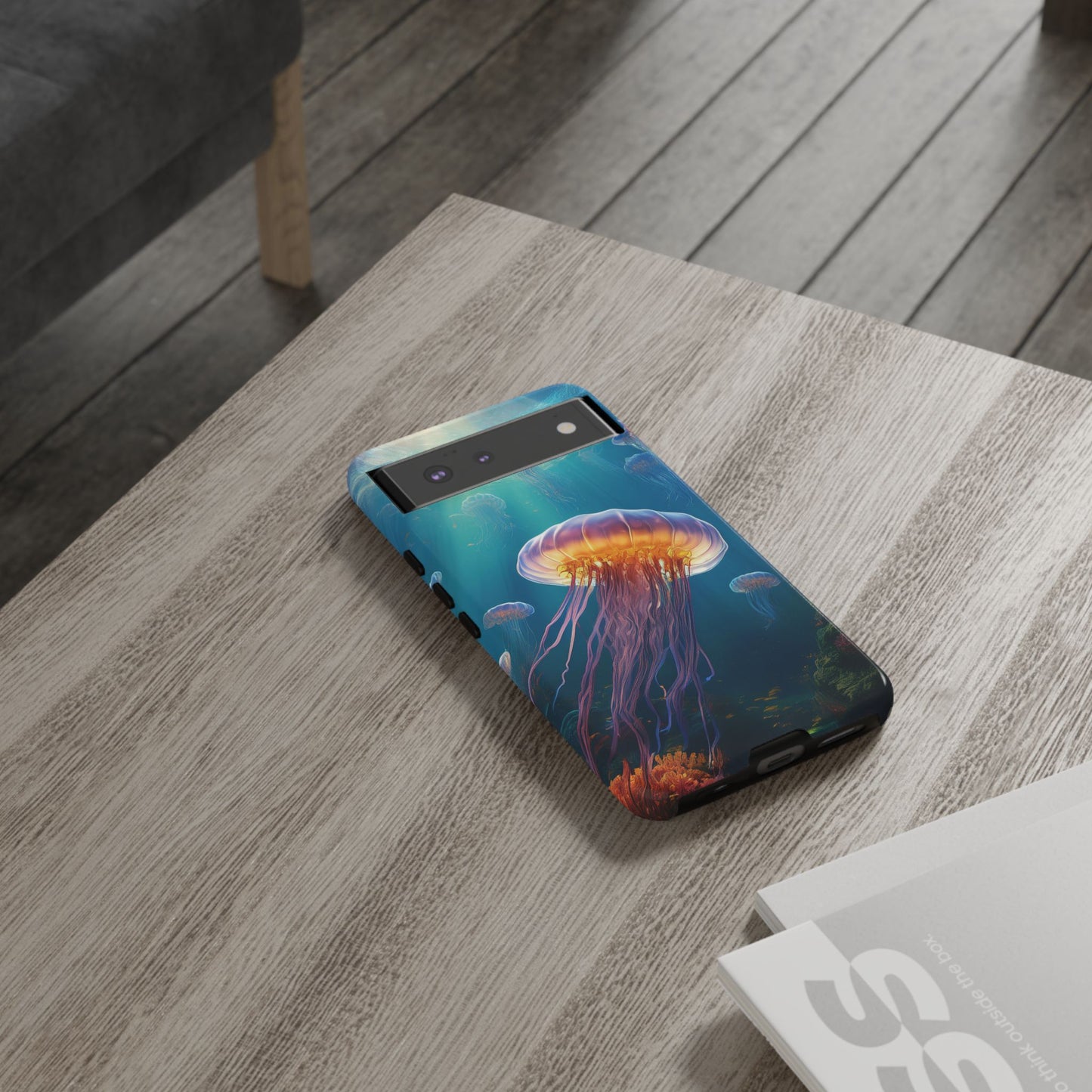Mesmerizing Jellyfish Google Pixel Case - Fits Pixel 8 Pro, Pixel 8, Pixel 7, Pixel 6 Pro, Pixel 6, Pixel 5 5G - Ocean-Inspired Phone Cover