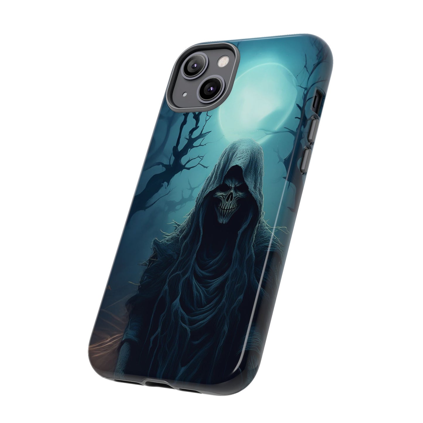 Horror Reaper iPhone Samsung Google Phone Case - Dark and Mysterious Design for Thrill Seekers