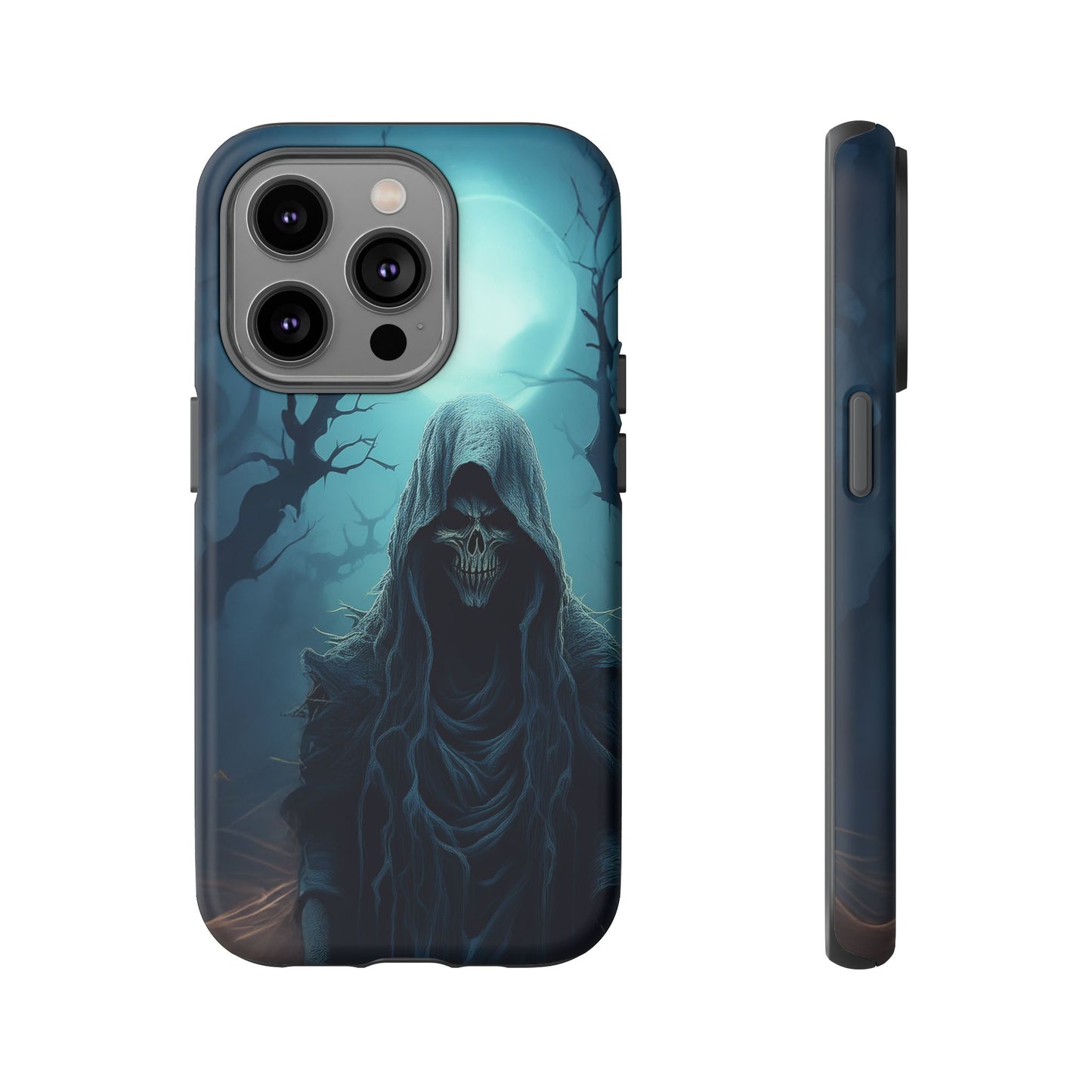 Horror Reaper iPhone Samsung Google Phone Case - Dark and Mysterious Design for Thrill Seekers