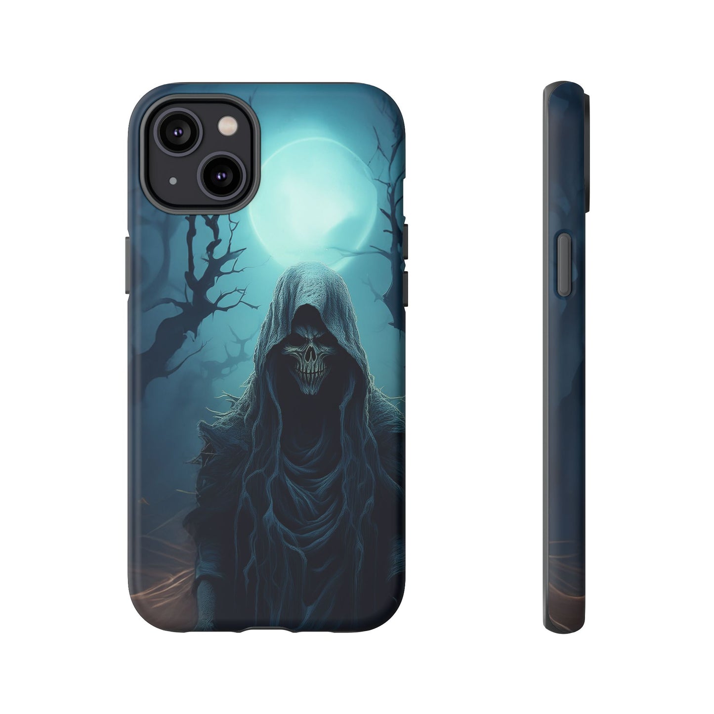 Horror Reaper iPhone Samsung Google Phone Case - Dark and Mysterious Design for Thrill Seekers