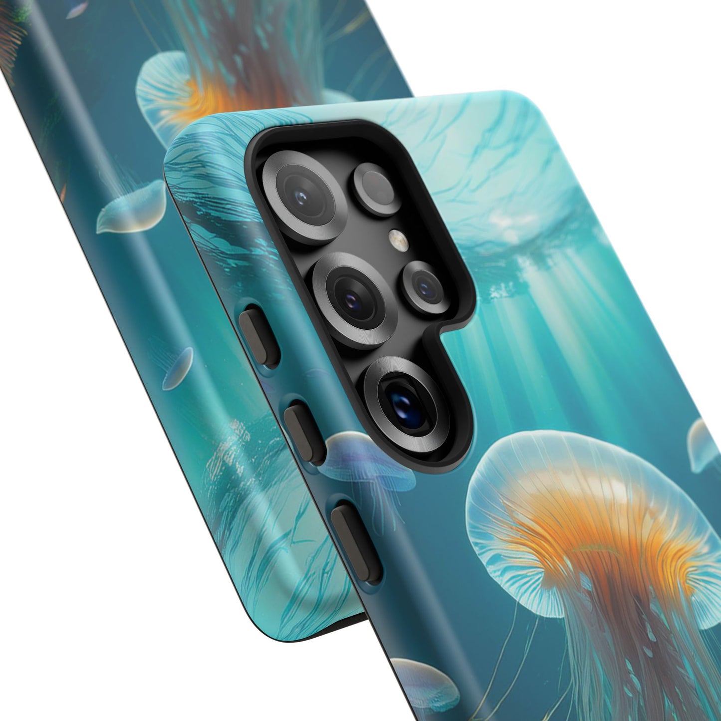 Elegant Jellyfish Samsung Galaxy Case - Fits Galaxy S23, S22, S21, S20, S10, Note 20, Note 10 - Unique Ocean-Inspired Phone Cover Gift