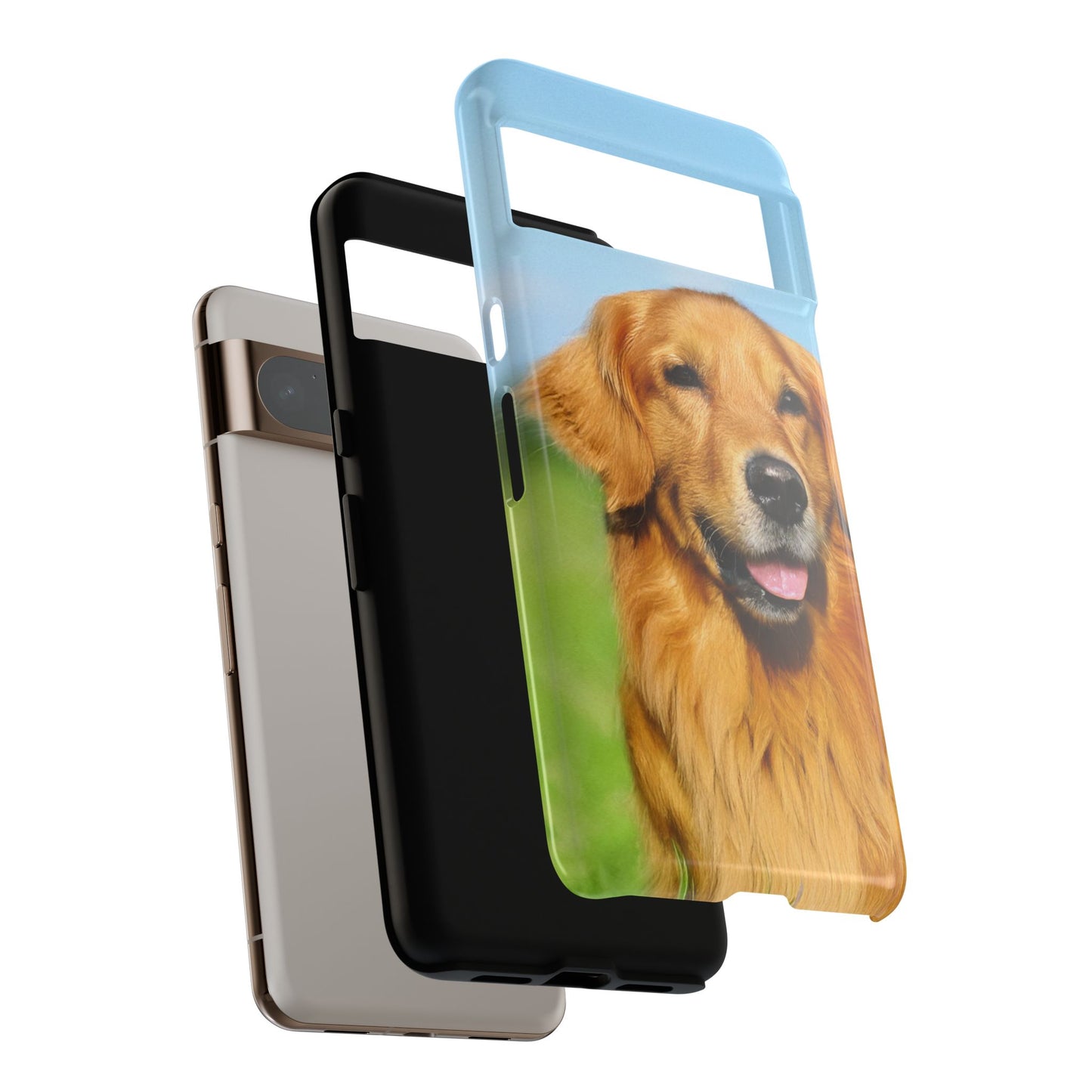 Golden Retriever Google Pixel Case - Fits Pixel 8 Pro, Pixel 8, Pixel 7, Pixel 6 Pro & More - Adorable Dog Lover Gift - Durable Cover