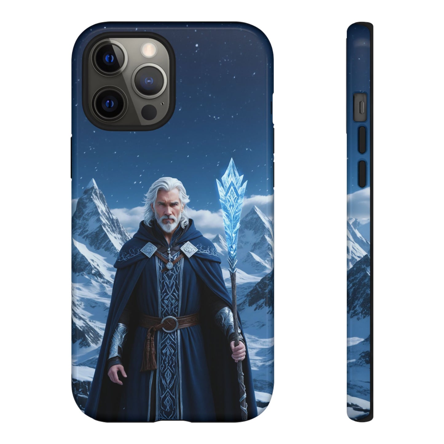 Ice Lord of the Frost Mountains Phone Case