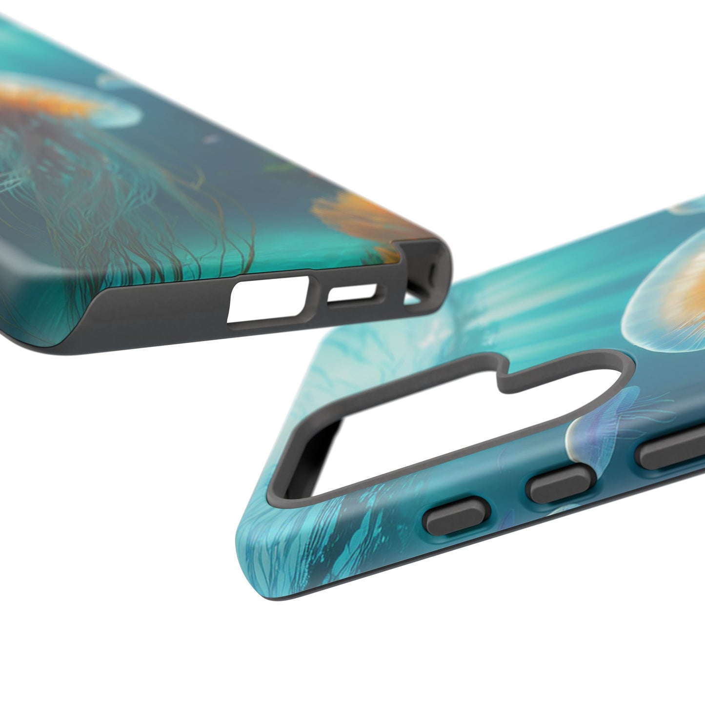 Elegant Jellyfish Samsung Galaxy Case - Fits Galaxy S23, S22, S21, S20, S10, Note 20, Note 10 - Unique Ocean-Inspired Phone Cover Gift