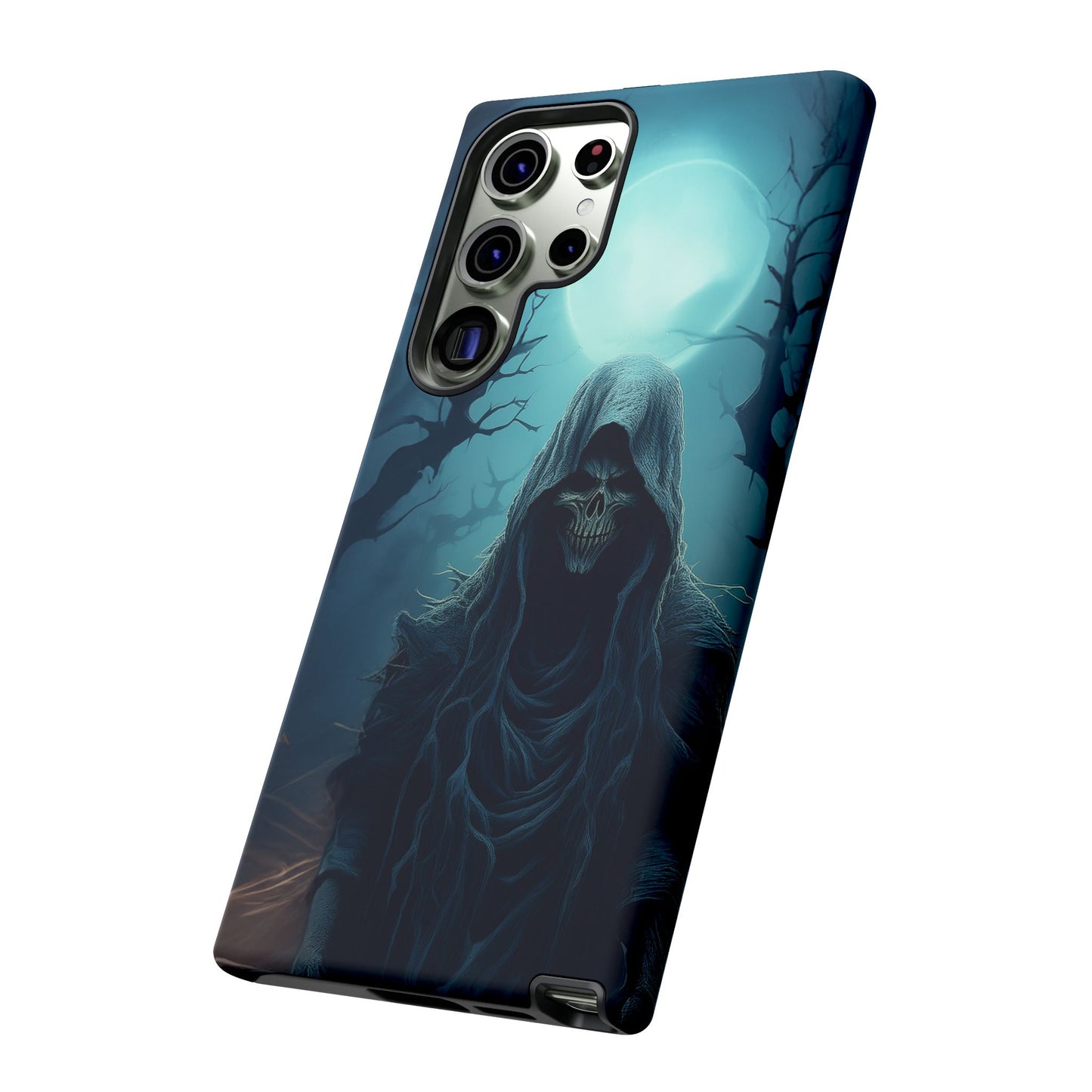 Horror Reaper iPhone Samsung Google Phone Case - Dark and Mysterious Design for Thrill Seekers