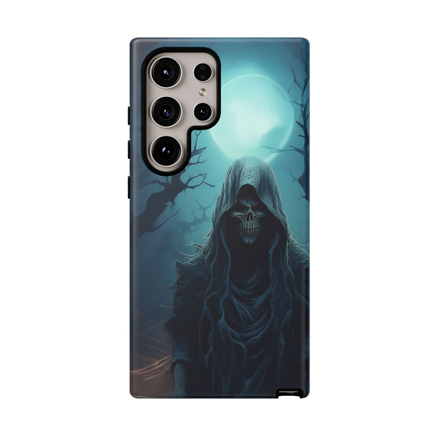 Horror Reaper iPhone Samsung Google Phone Case - Dark and Mysterious Design for Thrill Seekers