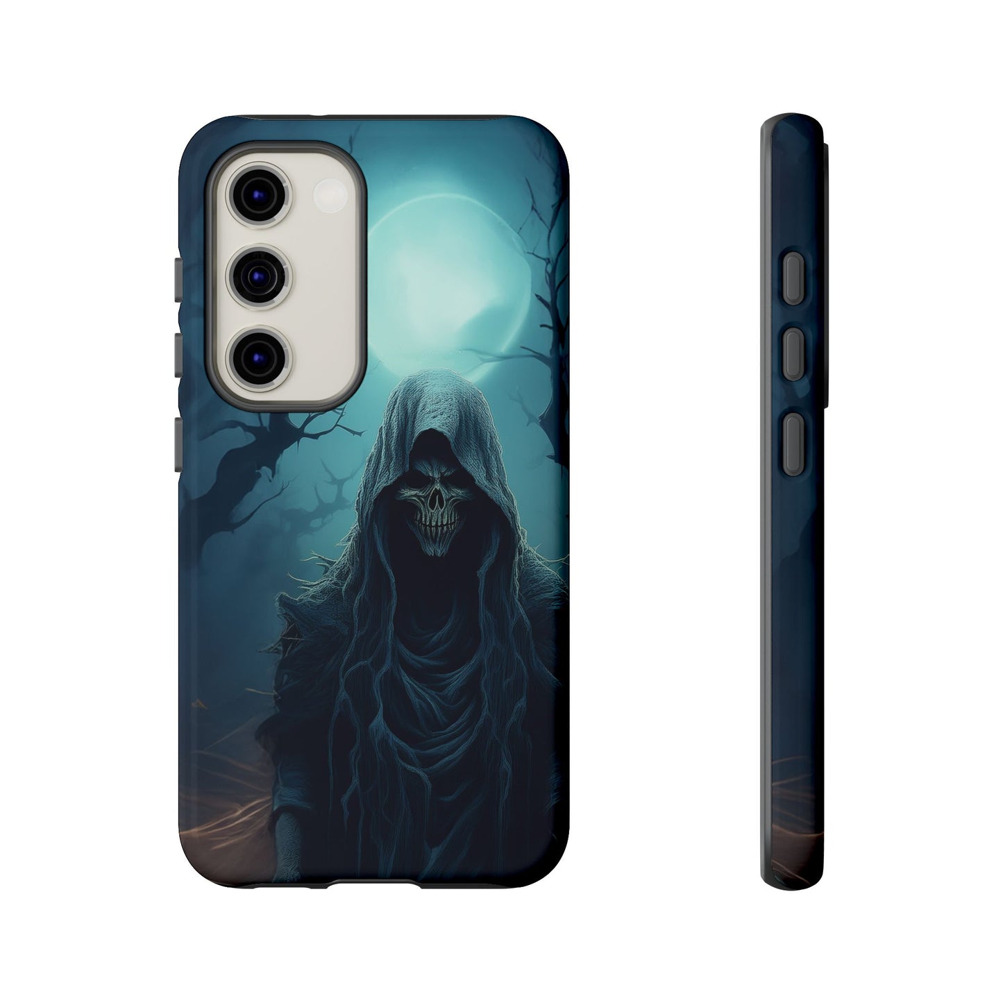 Horror Reaper iPhone Samsung Google Phone Case - Dark and Mysterious Design for Thrill Seekers