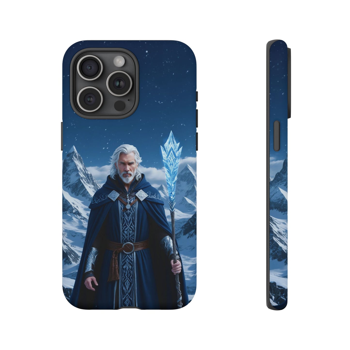 Ice Lord of the Frost Mountains Phone Case