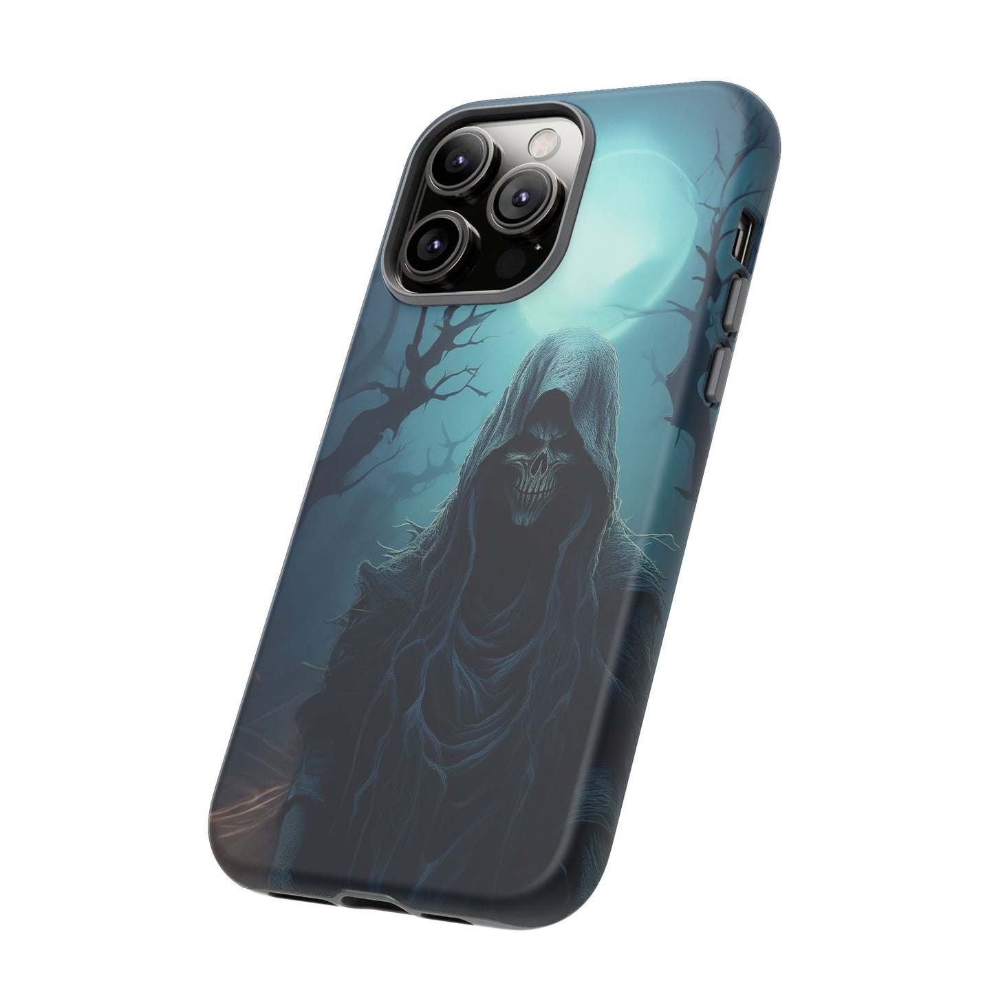 Horror Reaper iPhone Samsung Google Phone Case - Dark and Mysterious Design for Thrill Seekers