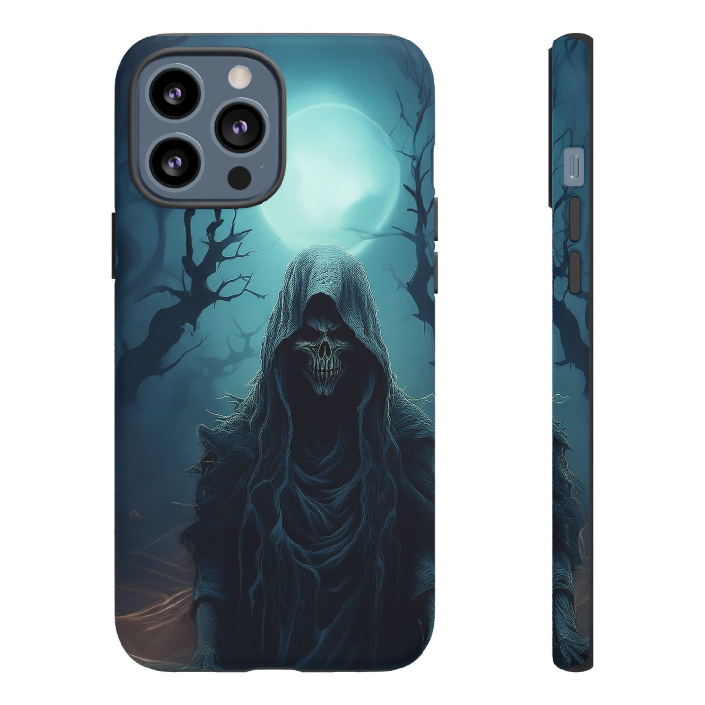 Horror Reaper iPhone Samsung Google Phone Case - Dark and Mysterious Design for Thrill Seekers