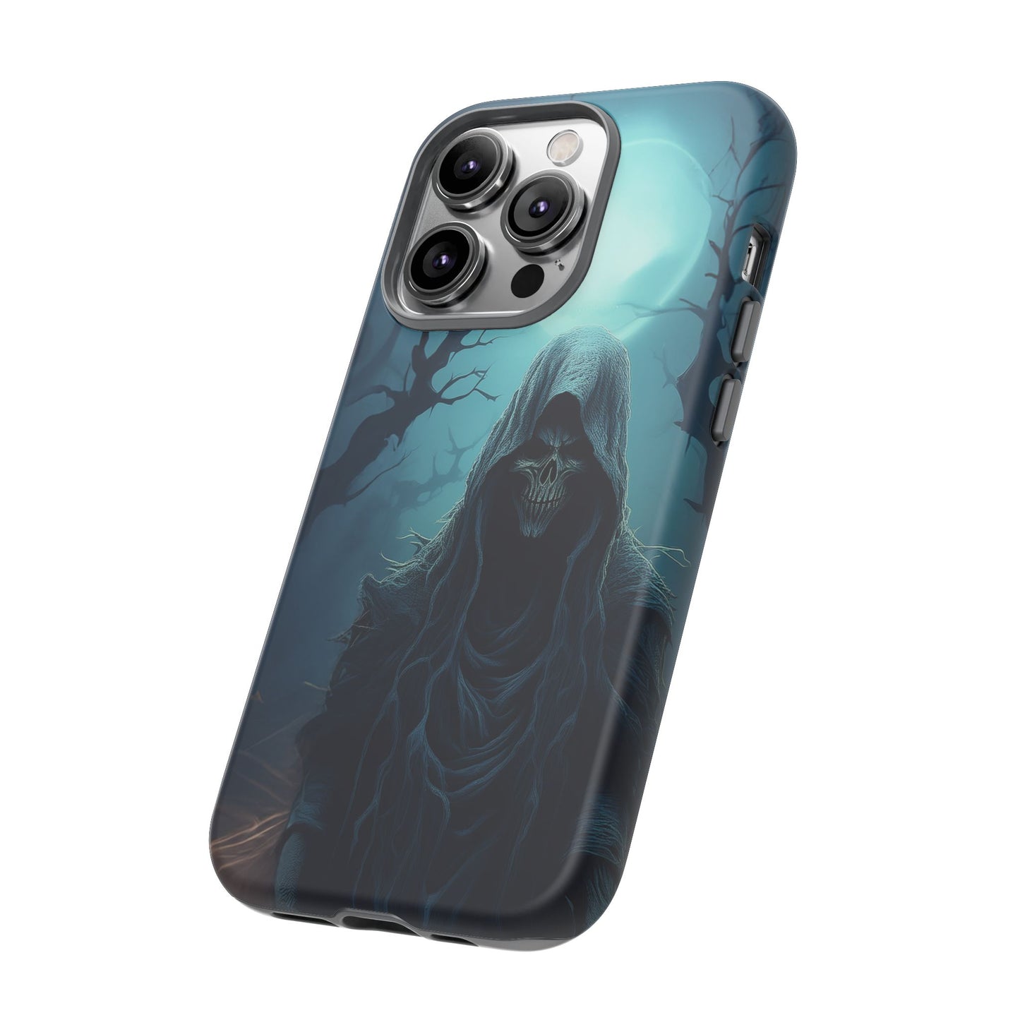 Horror Reaper iPhone Samsung Google Phone Case - Dark and Mysterious Design for Thrill Seekers