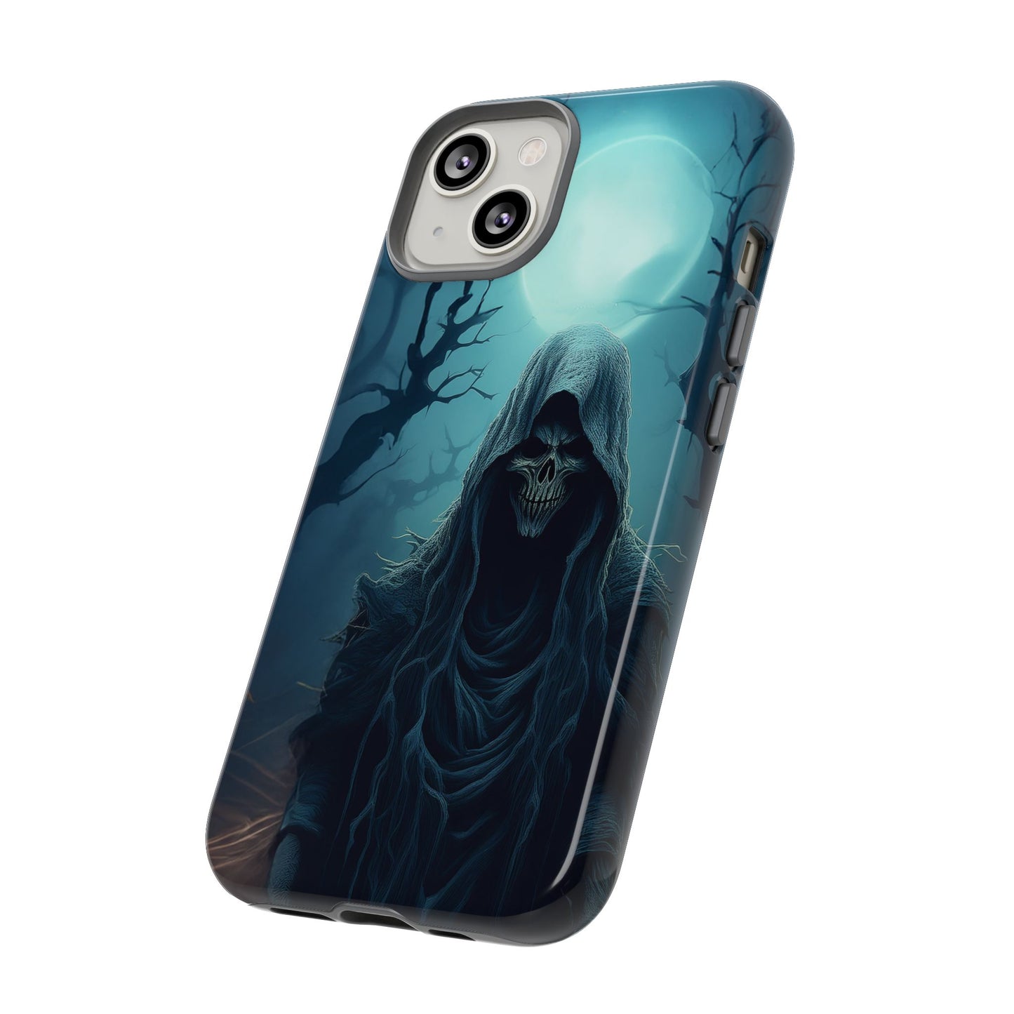 Horror Reaper iPhone Samsung Google Phone Case - Dark and Mysterious Design for Thrill Seekers