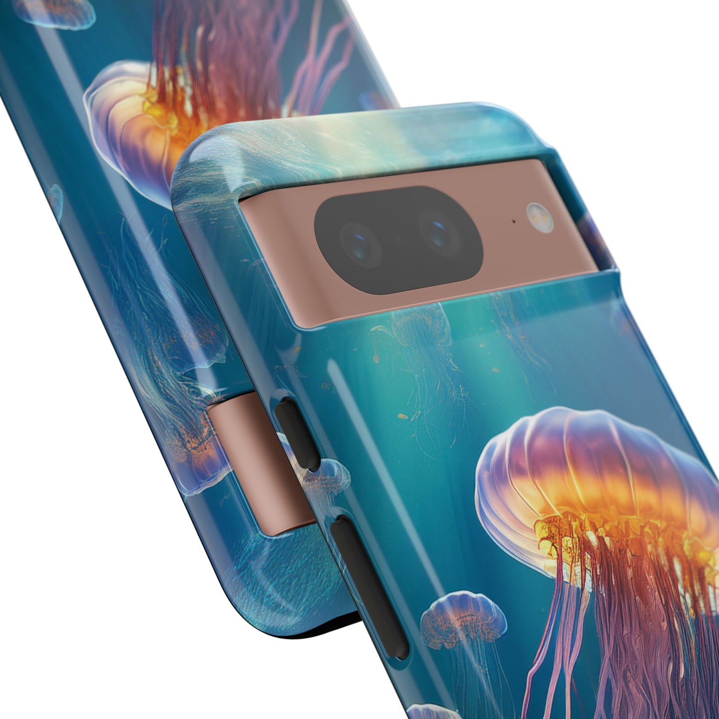 Mesmerizing Jellyfish Google Pixel Case - Fits Pixel 8 Pro, Pixel 8, Pixel 7, Pixel 6 Pro, Pixel 6, Pixel 5 5G - Ocean-Inspired Phone Cover