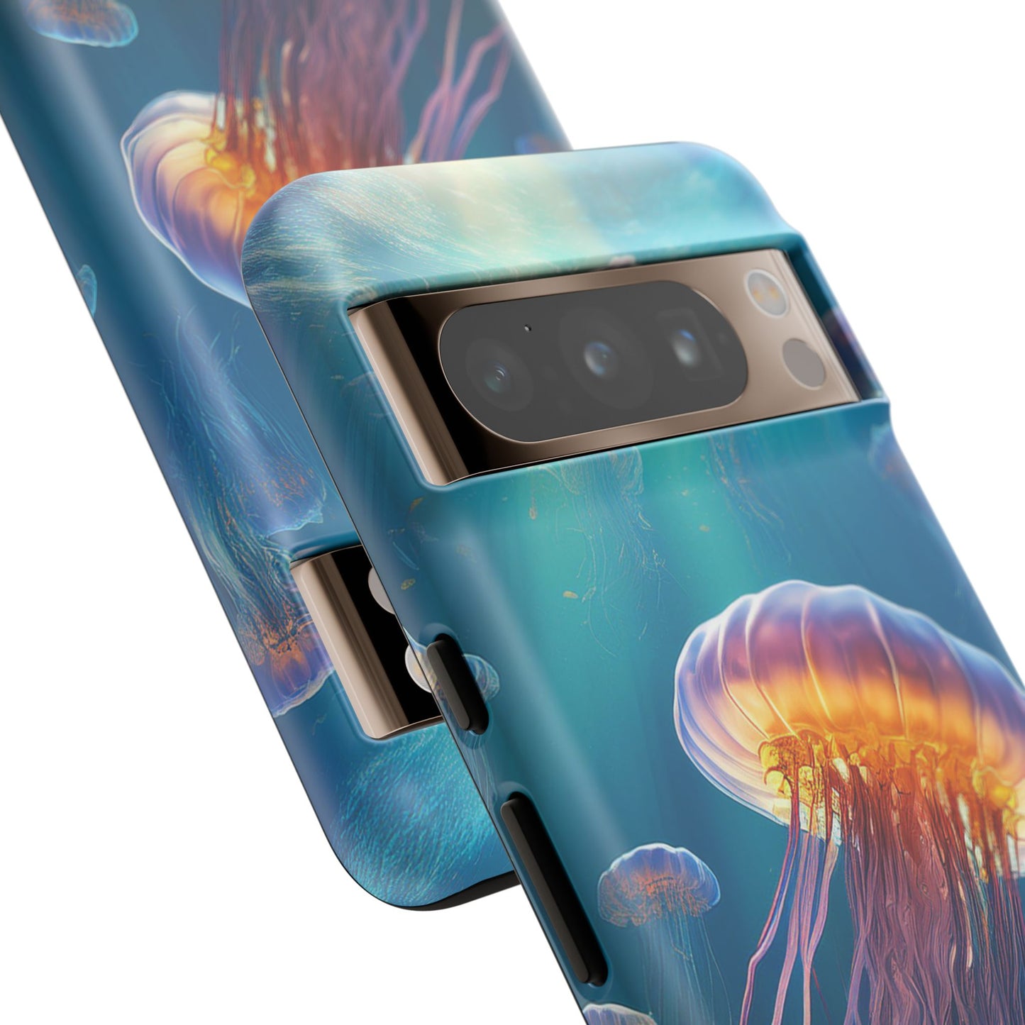 Mesmerizing Jellyfish Google Pixel Case - Fits Pixel 8 Pro, Pixel 8, Pixel 7, Pixel 6 Pro, Pixel 6, Pixel 5 5G - Ocean-Inspired Phone Cover