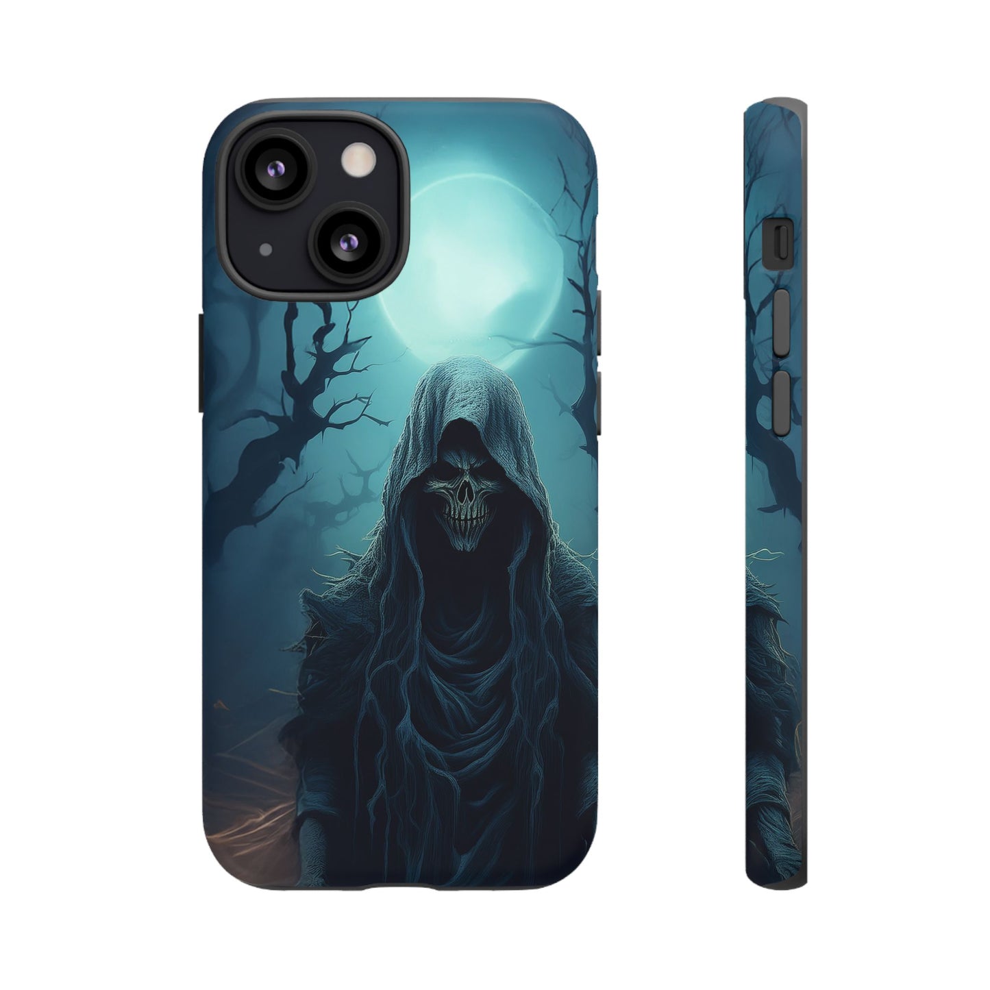 Horror Reaper iPhone Samsung Google Phone Case - Dark and Mysterious Design for Thrill Seekers