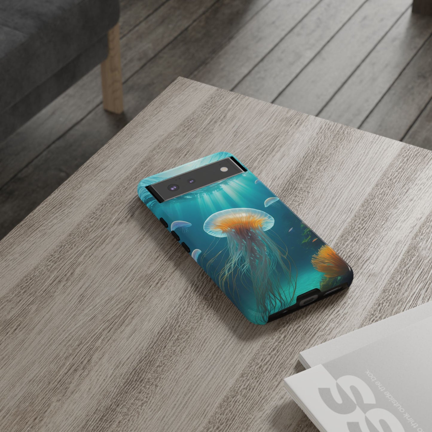 Elegant Jellyfish Google Pixel Case - Fits Pixel 8 Pro Pixel 8 Pixel 7 Pixel 6 Pro Pixel 6 Pixel 5 - Unique Ocean-Inspired Phone Cover Gift