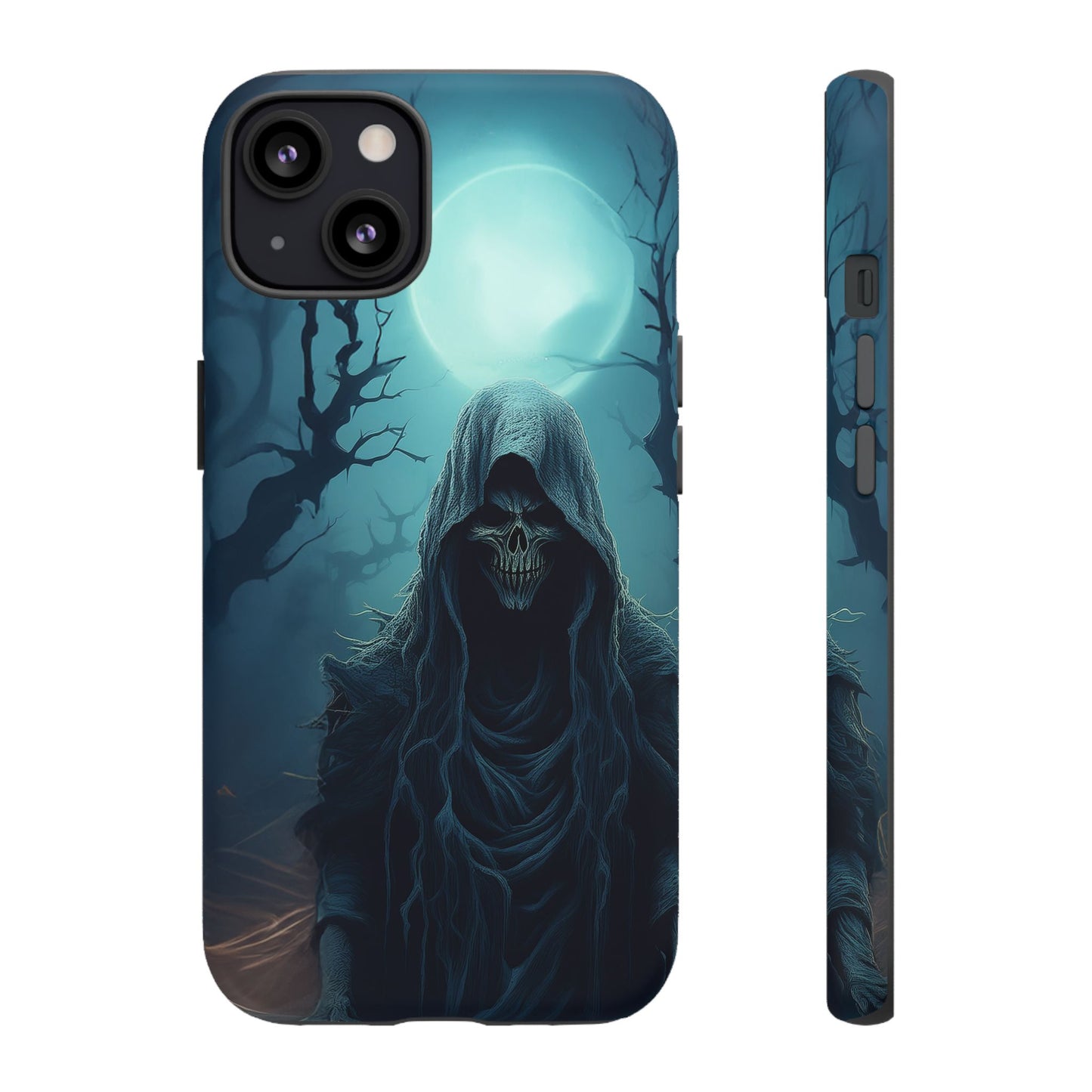 Horror Reaper iPhone Samsung Google Phone Case - Dark and Mysterious Design for Thrill Seekers