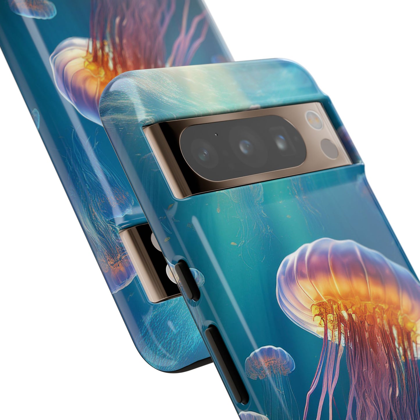 Mesmerizing Jellyfish Google Pixel Case - Fits Pixel 8 Pro, Pixel 8, Pixel 7, Pixel 6 Pro, Pixel 6, Pixel 5 5G - Ocean-Inspired Phone Cover