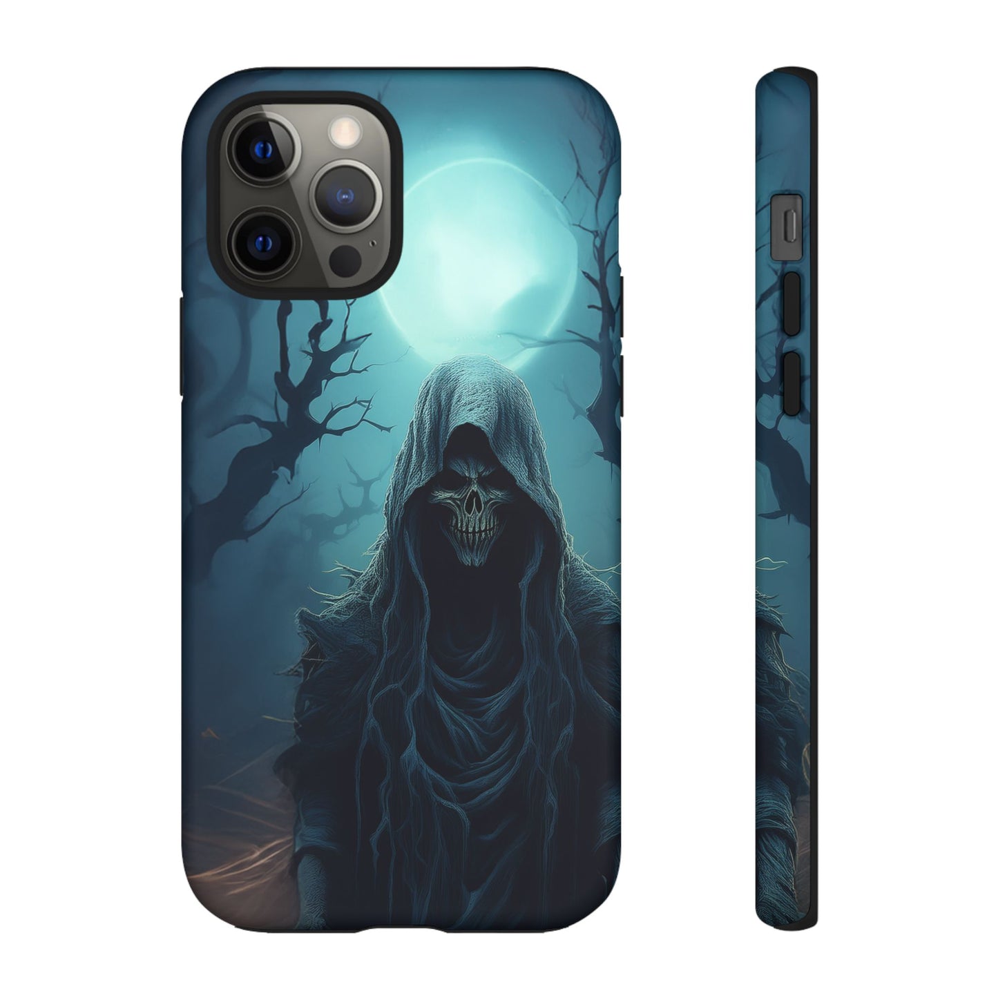 Horror Reaper iPhone Samsung Google Phone Case - Dark and Mysterious Design for Thrill Seekers