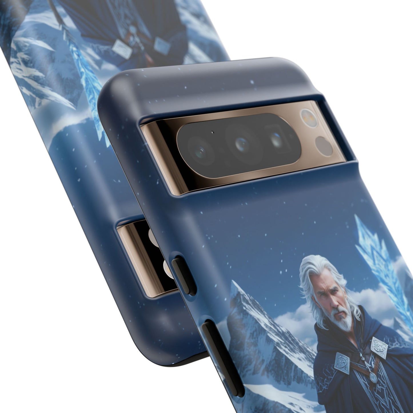 Ice Lord of the Frost Mountains Phone Case