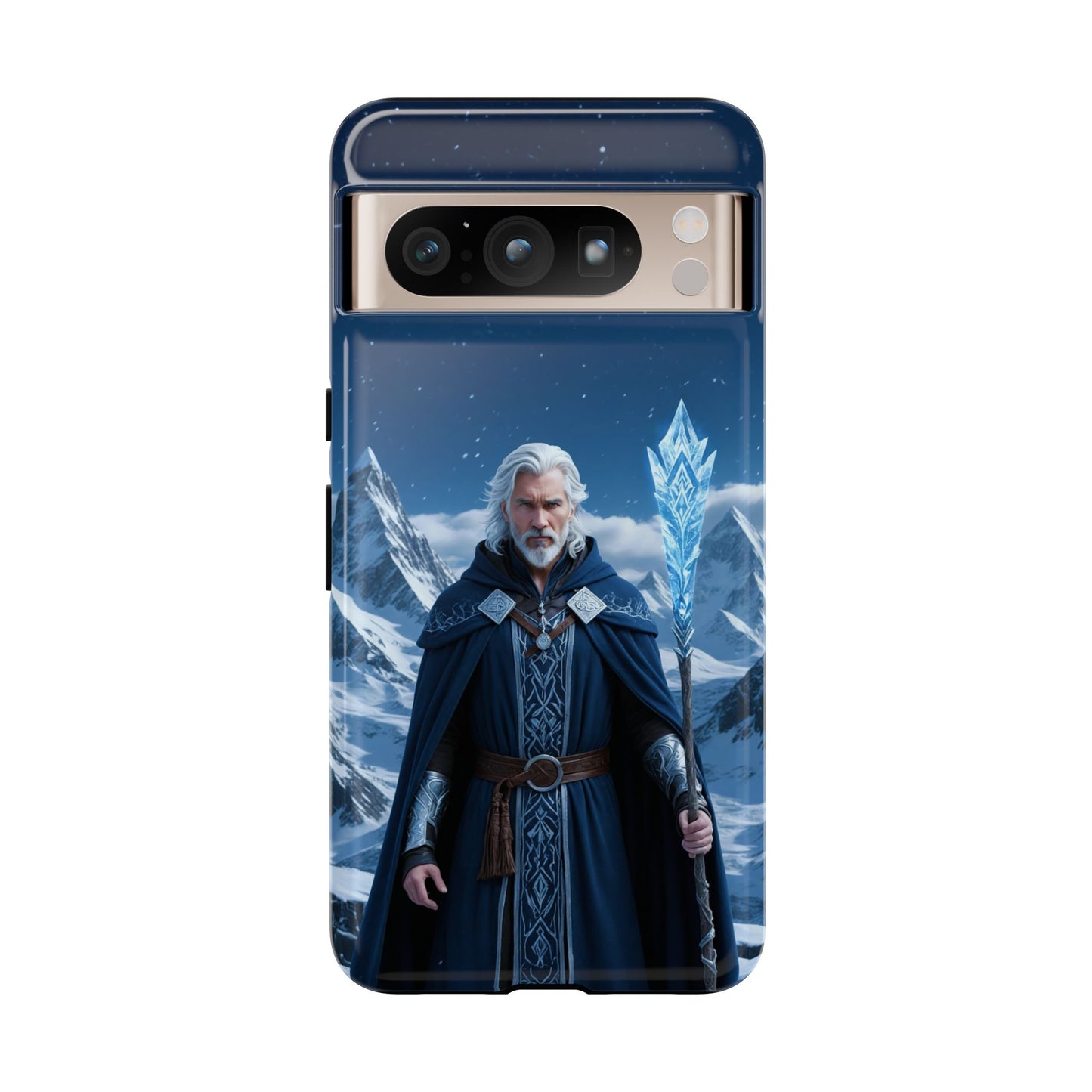 Ice Lord of the Frost Mountains Phone Case