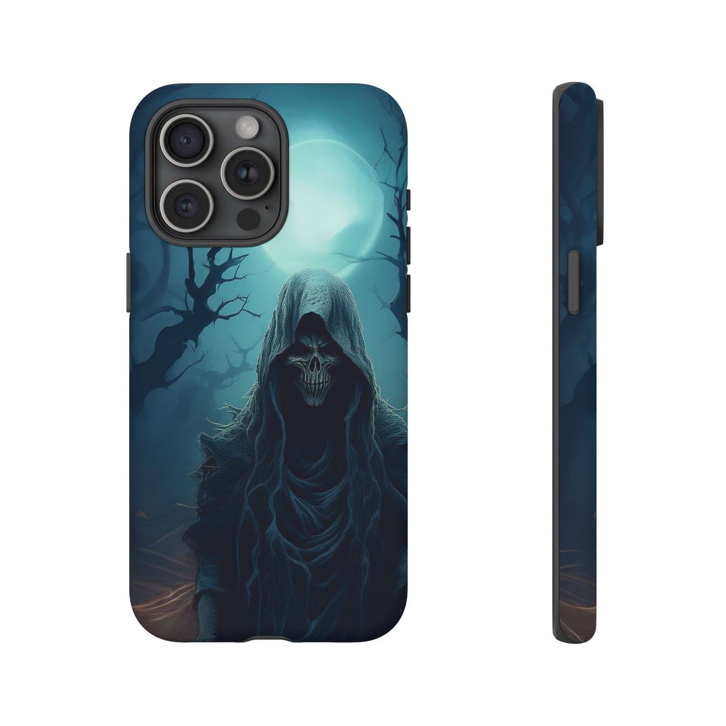 Horror Reaper iPhone Samsung Google Phone Case - Dark and Mysterious Design for Thrill Seekers