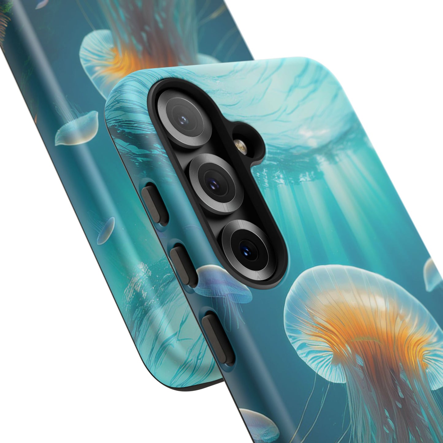 Elegant Jellyfish Samsung Galaxy Case - Fits Galaxy S23, S22, S21, S20, S10, Note 20, Note 10 - Unique Ocean-Inspired Phone Cover Gift