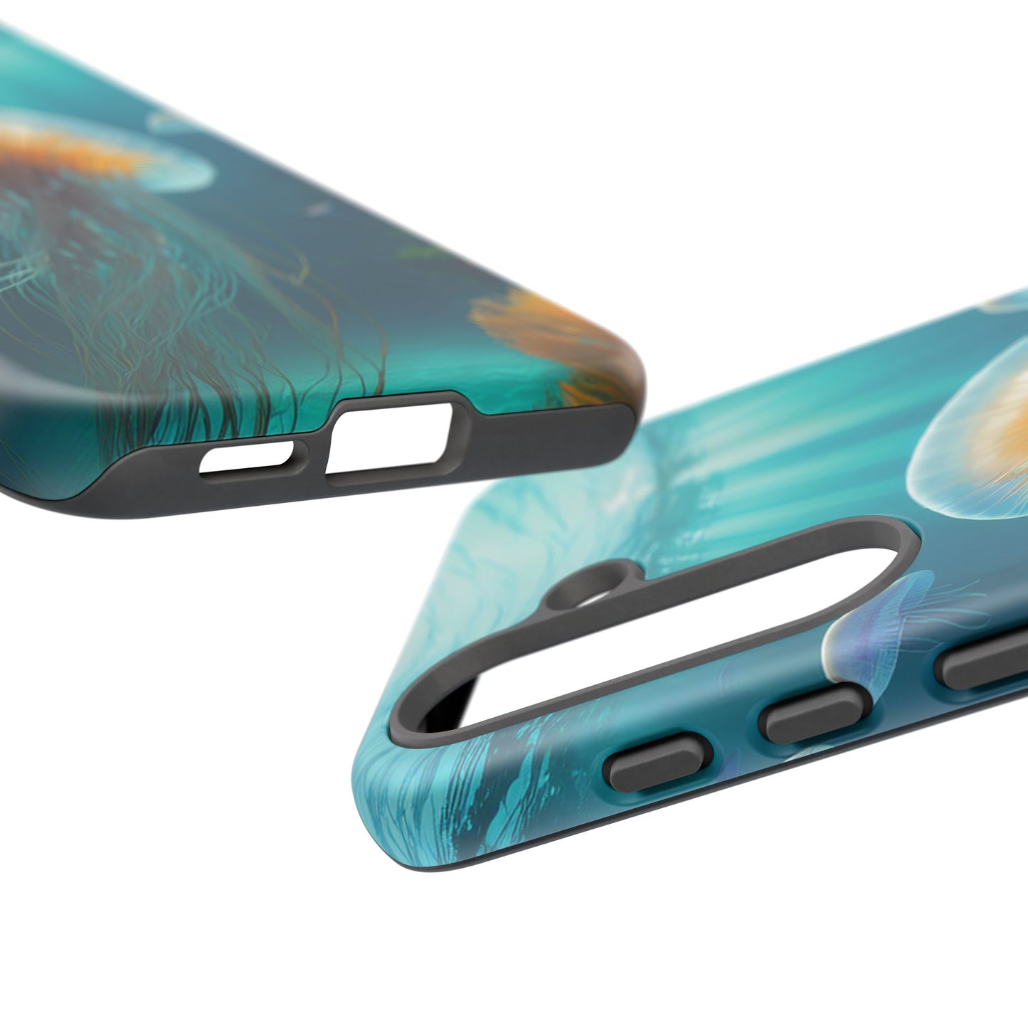 Elegant Jellyfish Samsung Galaxy Case - Fits Galaxy S23, S22, S21, S20, S10, Note 20, Note 10 - Unique Ocean-Inspired Phone Cover Gift