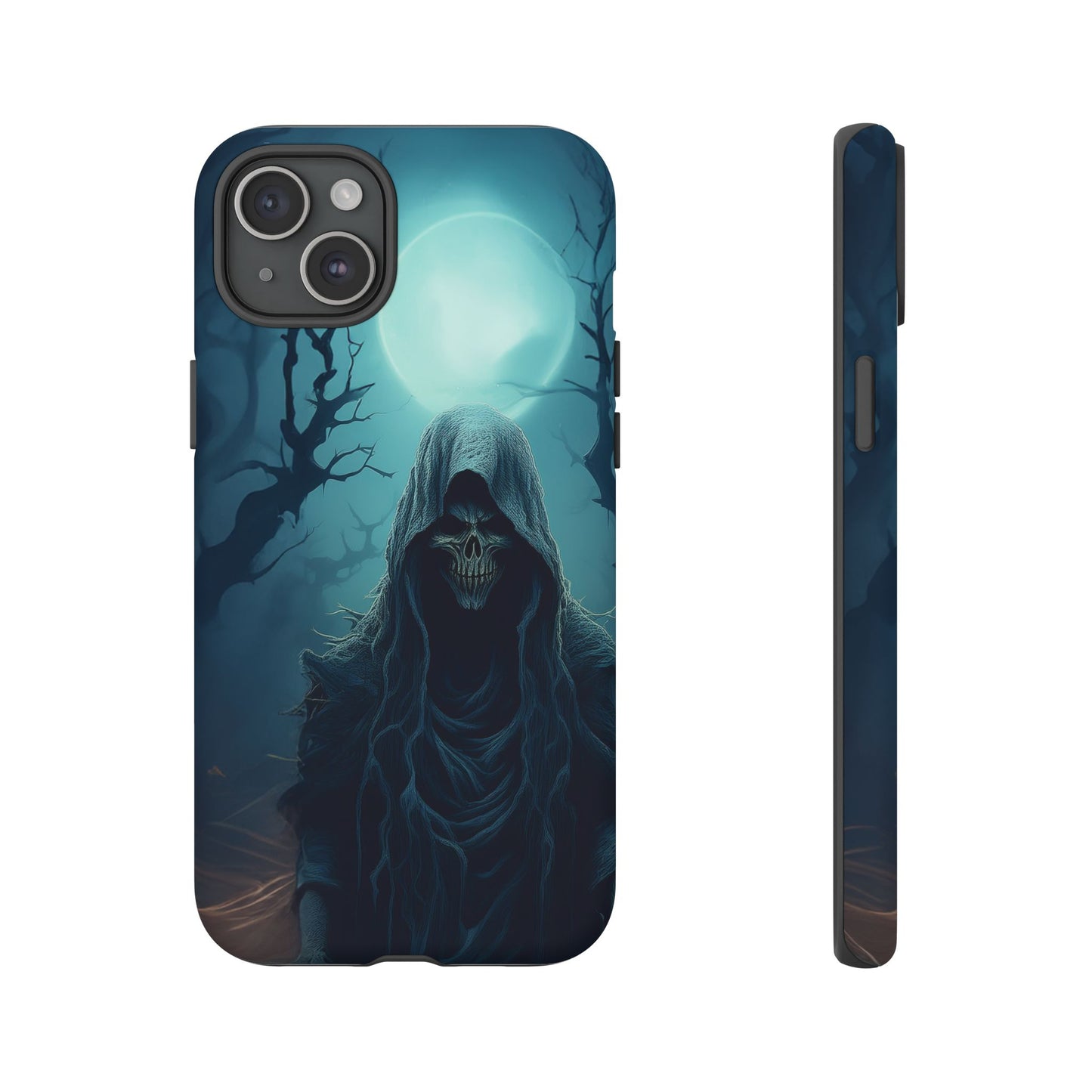 Horror Reaper iPhone Samsung Google Phone Case - Dark and Mysterious Design for Thrill Seekers